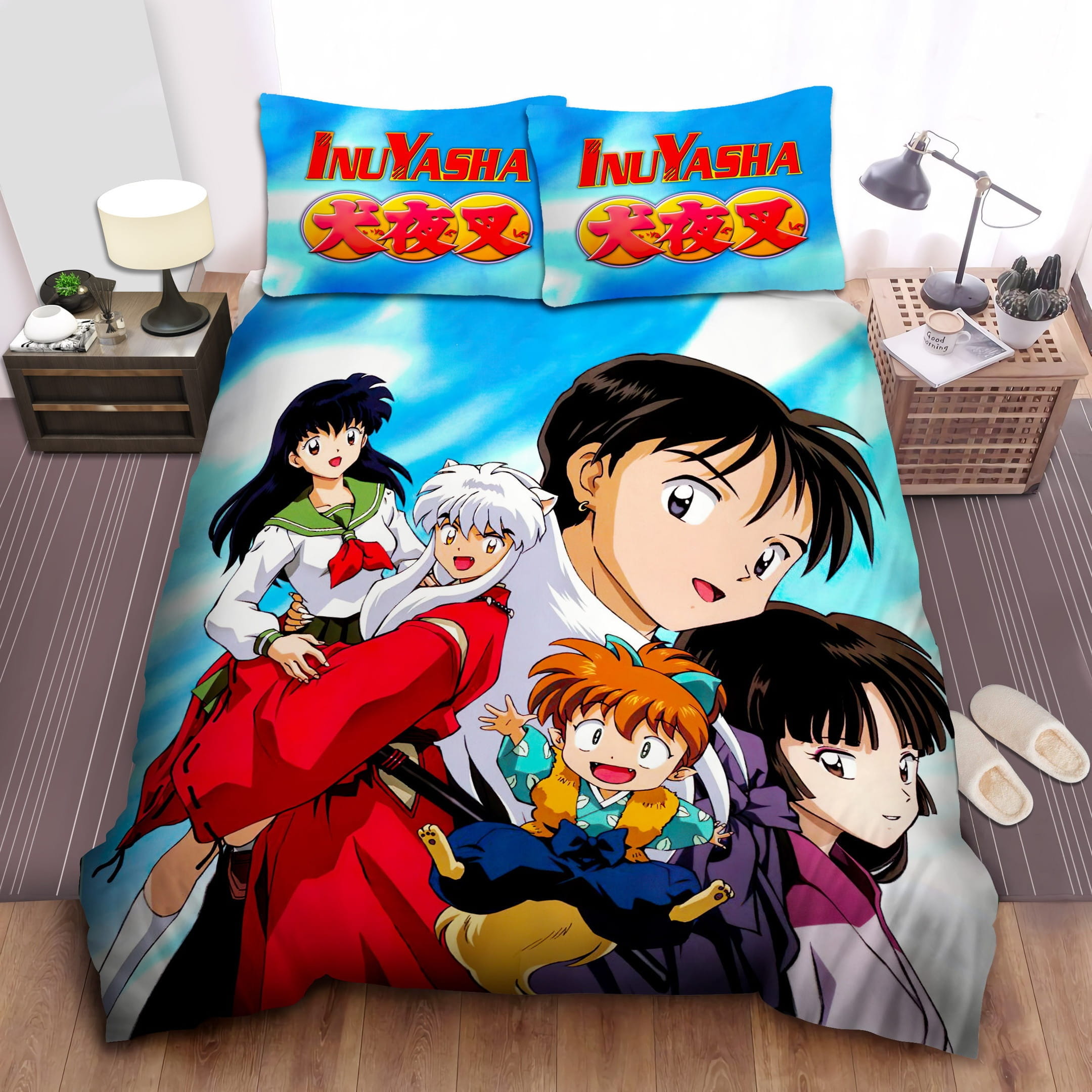 Shippo Waving Hand Bedding Sets Duvet Cover Flatsheet Gift For Wife Husband Besties