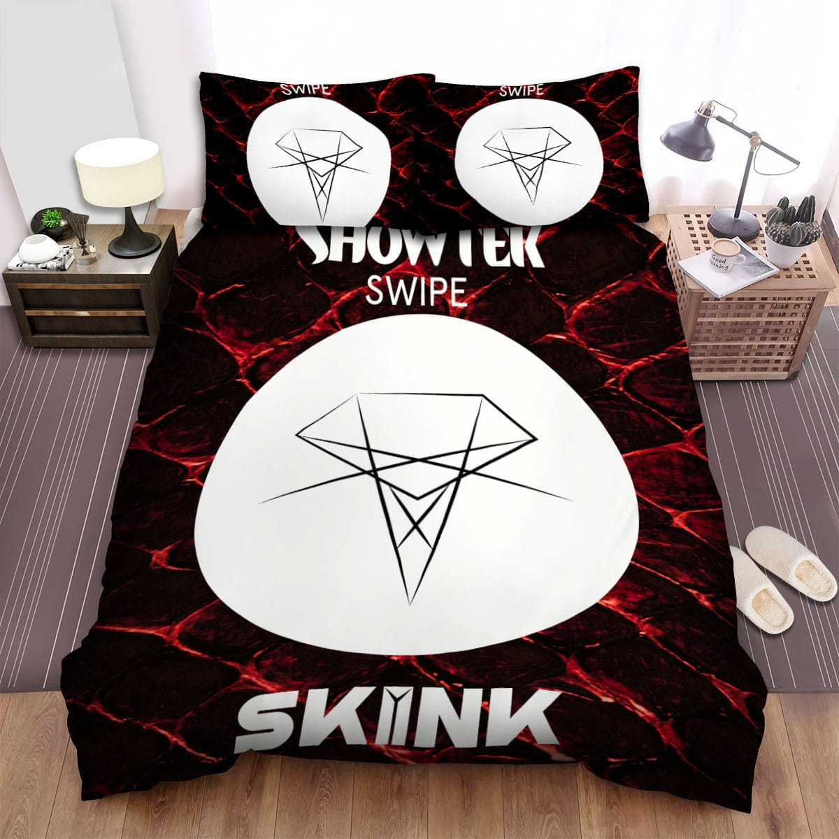 Showtek Band Skink Decorative Bedding Sets with Duvet Cover Flatsheet Pillowcases