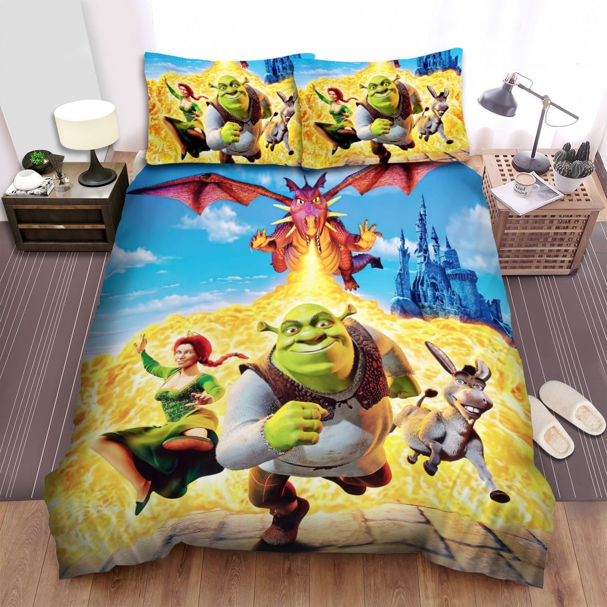 Shrek 2001 Movie Poster 3 Bedding Sets Duvet Cover Flatsheet Pillowcases For Every Bedroom