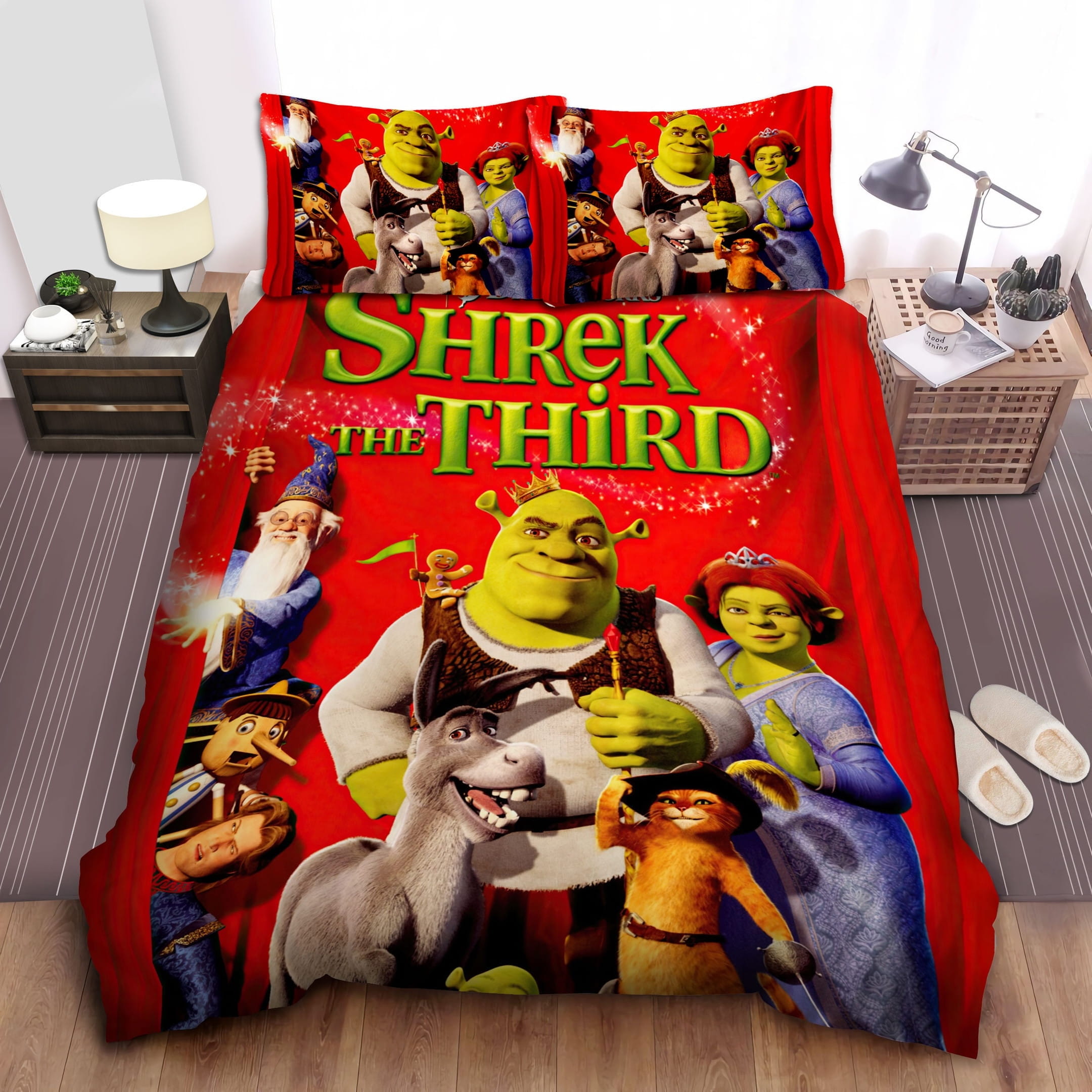 Shrek The Third Movie Bedding Sets Duvet Cover Flatsheet Pillowcases For Every Bedroom