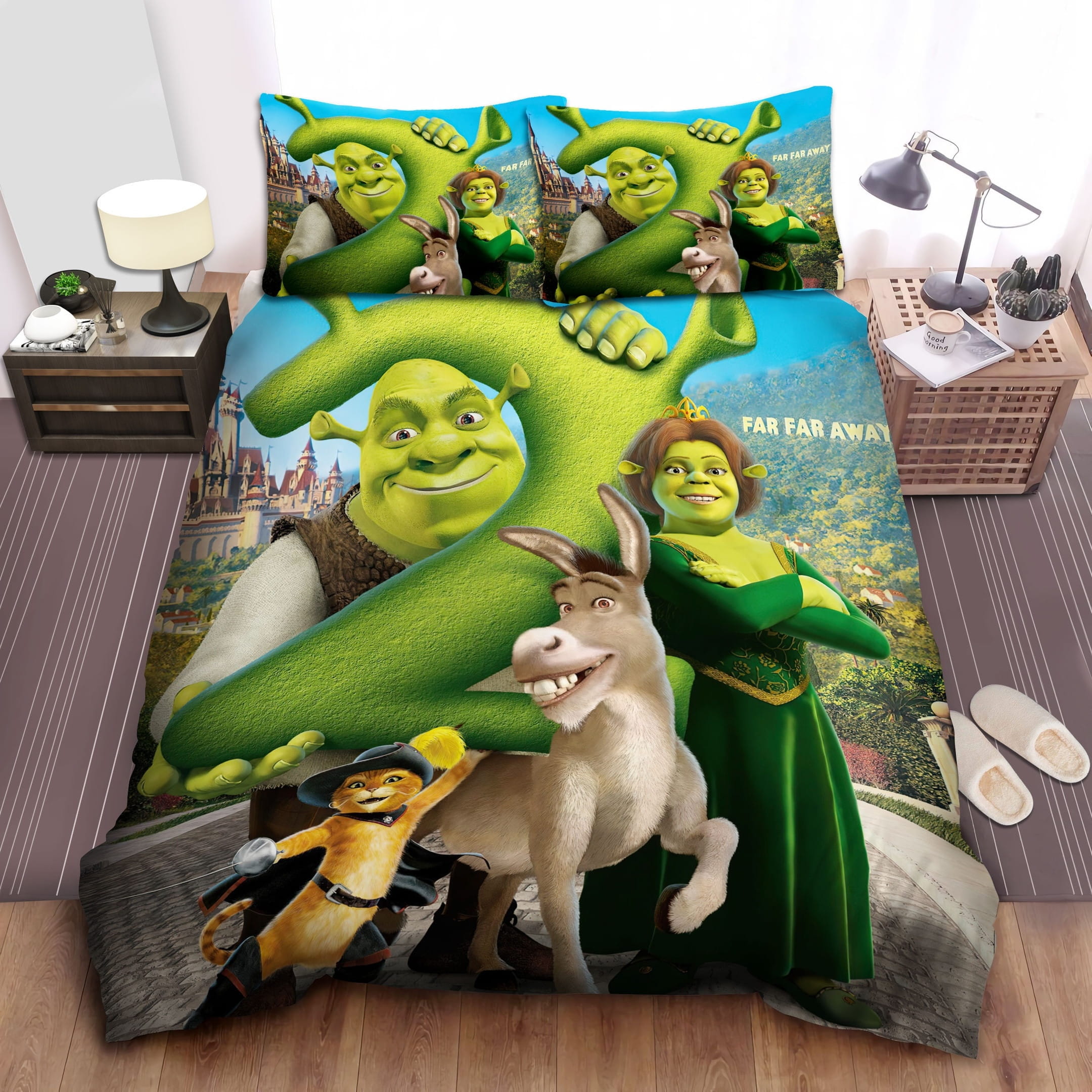 Shrek The 2nd Movie Bedding Sets Duvet Cover Flatsheet Pillowcases Perfect Gift For Fans
