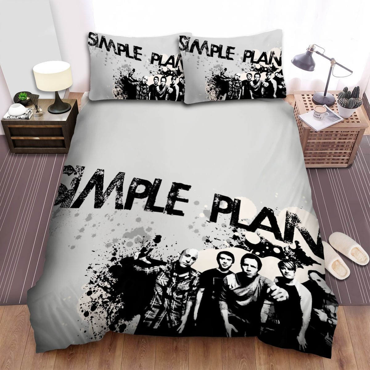 Simple Plan Artwork Bedding Sets Duvet Cover Flatsheet Pillowcase