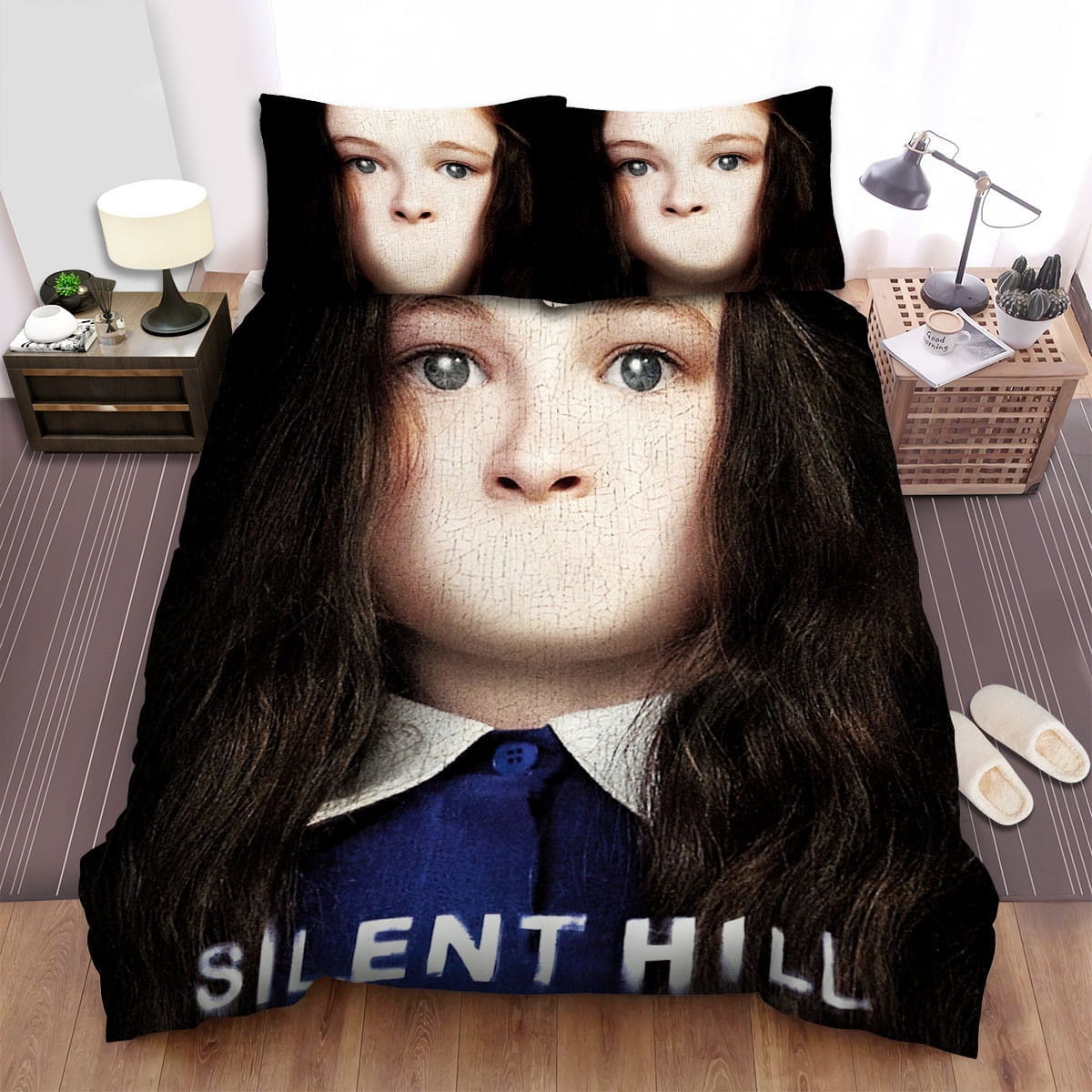 Silent Hill Movie Poster 1 Bedding Sets Duvet Cover Flatsheet Gift For Wife Husband Besties
