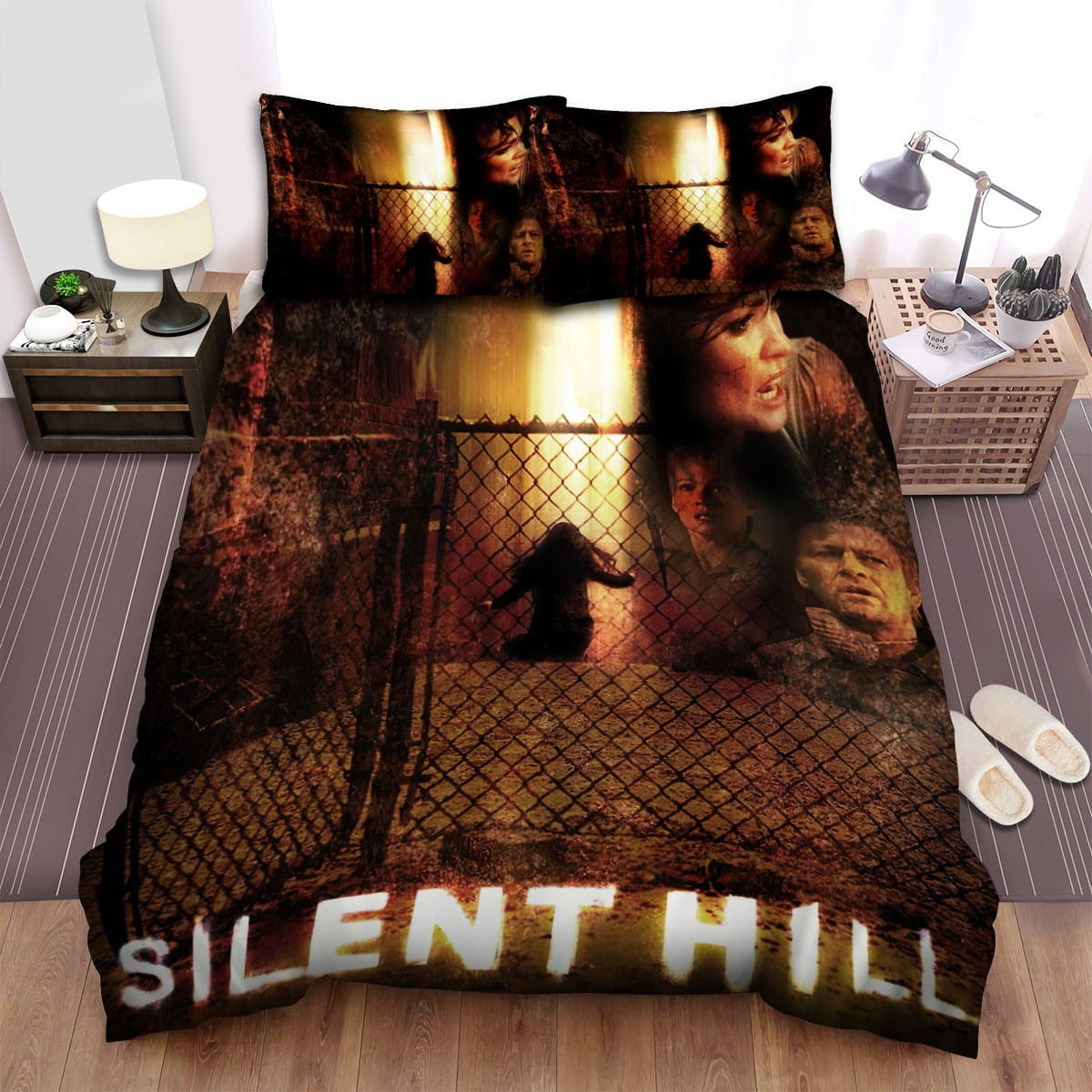 Silent Hill Scared Bedding Set Duvet Cover Gift For Christmas Birthday Thanksgiving