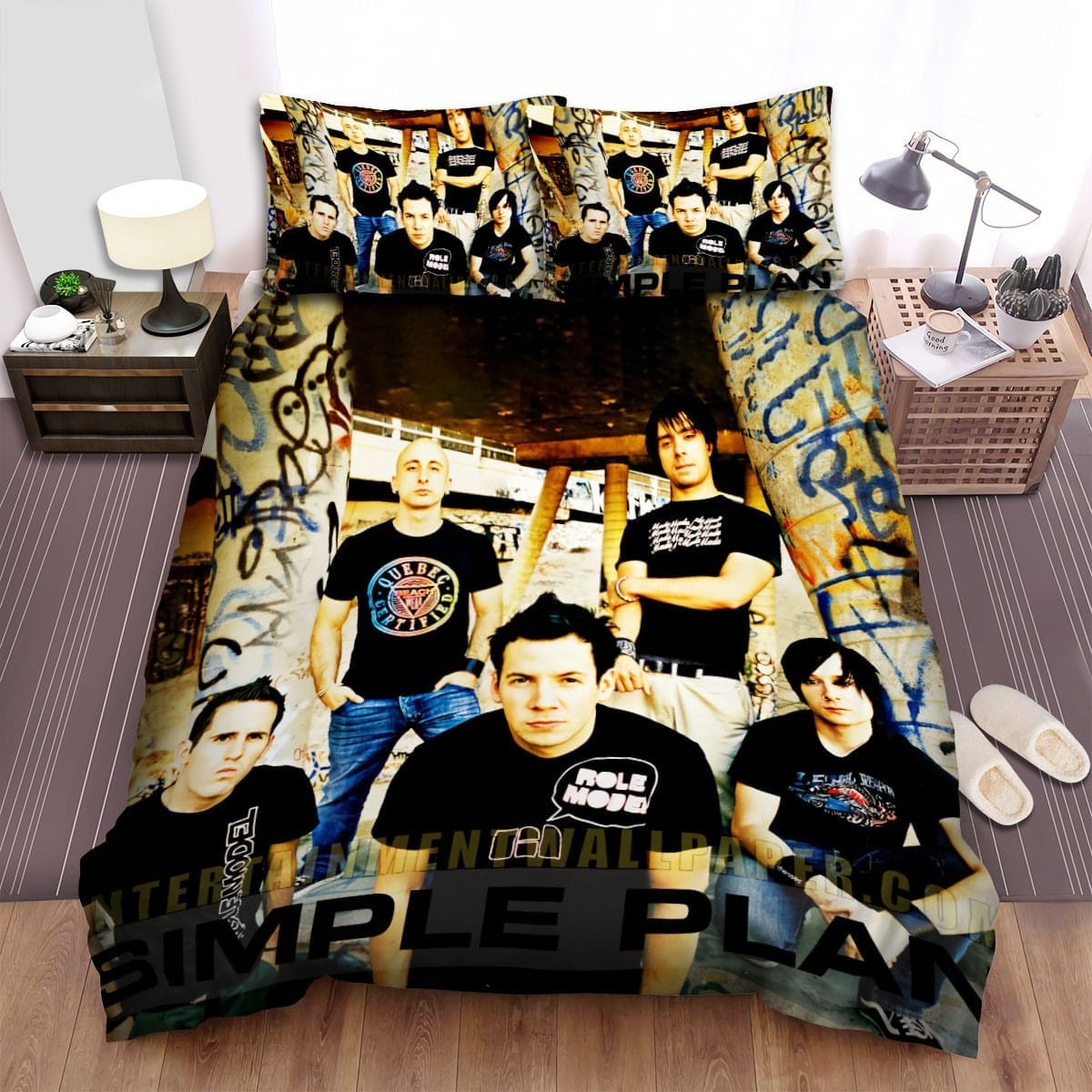 Simple Plan Wallpaper 5 Bedding Sets Duvet Cover Flatsheet Gift For Christmas Thanksgiving Halloween