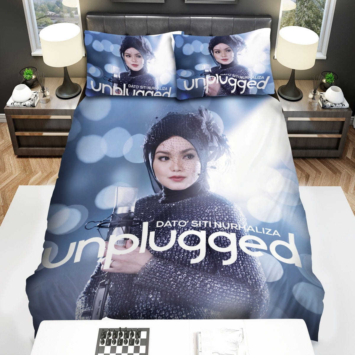Siti Nurhaliza Unbugged Decorative Bedding Sets with Duvet Cover Flatsheet Pillowcases