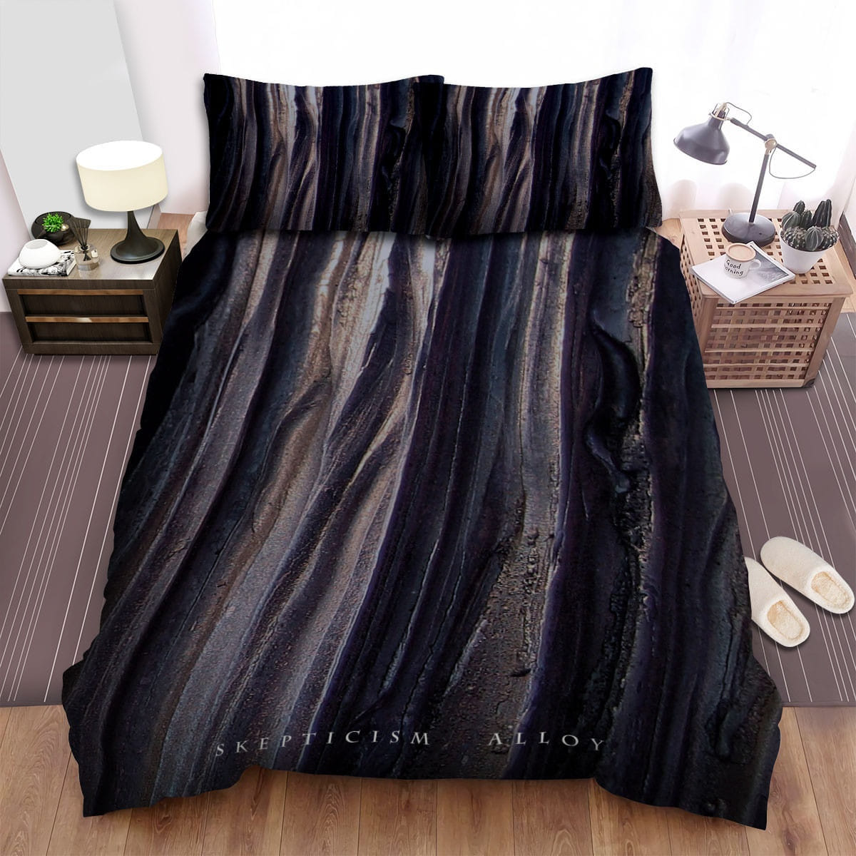 Skepticism Alloy Bedding Sets Duvet Cover Flatsheet Pillowcase