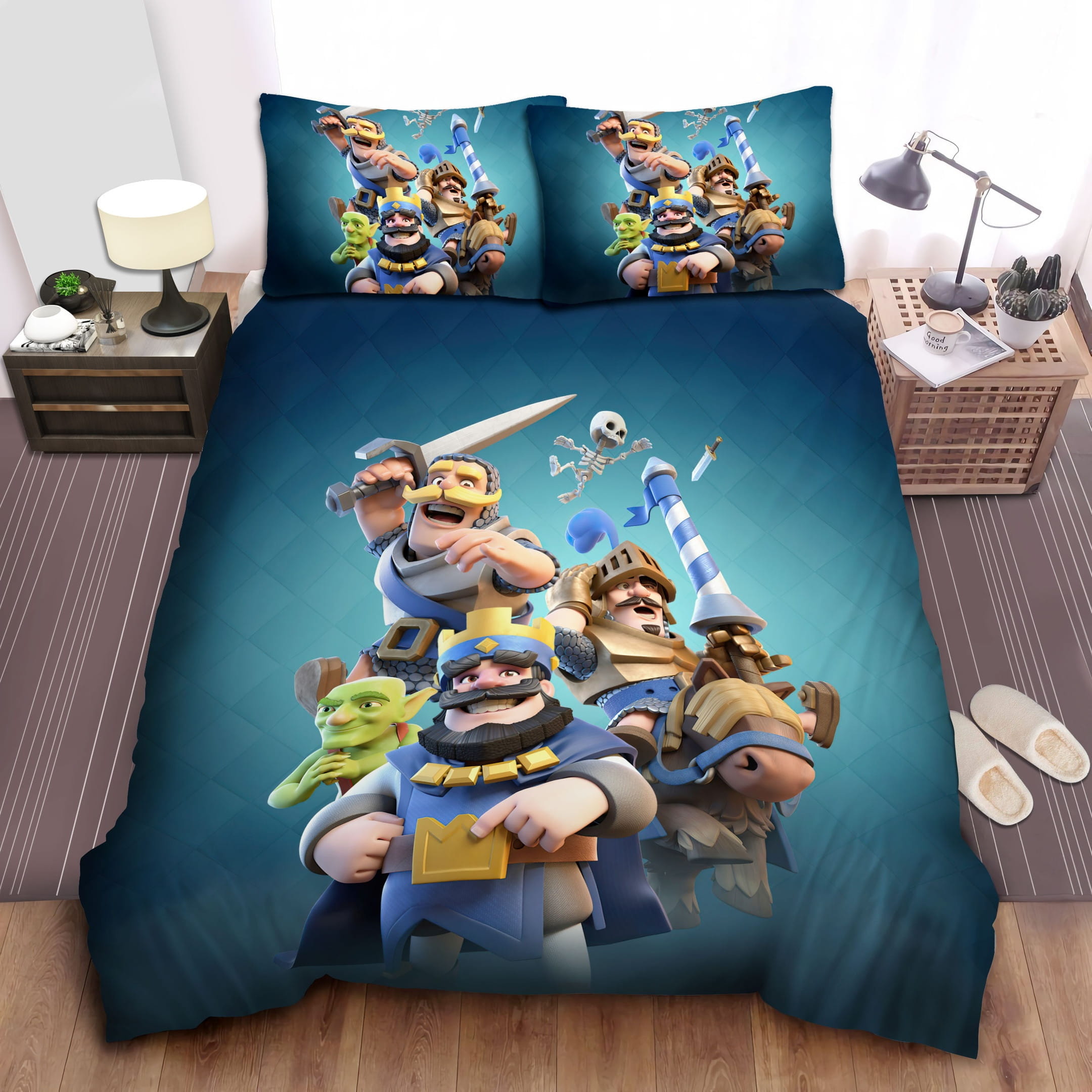 Skeleton Jumping Highest Bedding Sets Duvet Cover Flatsheet Gift For Wife Husband Besties