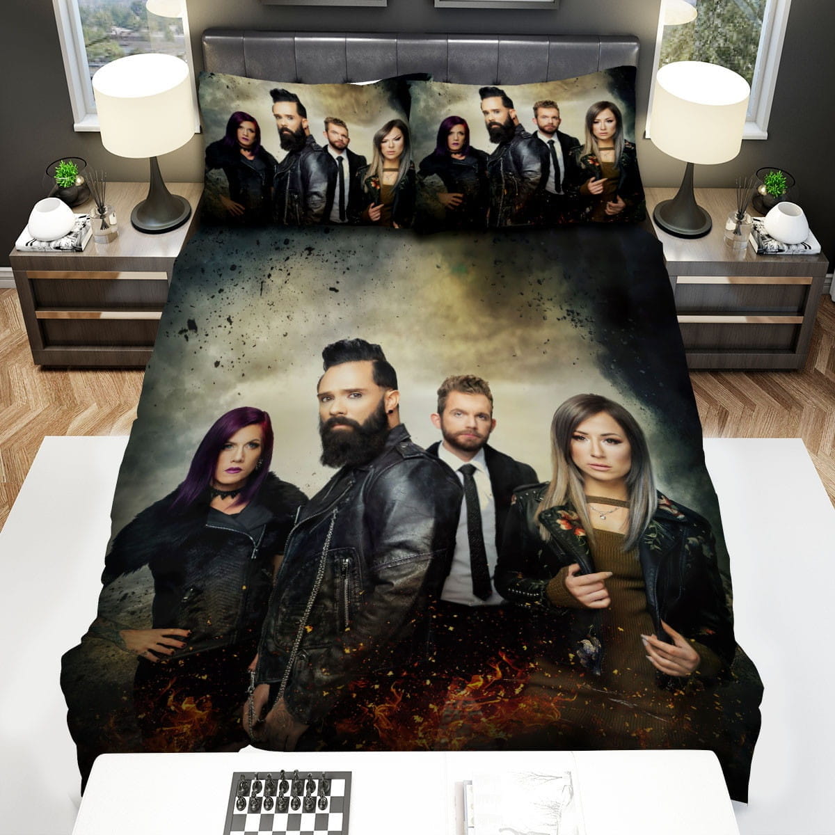 Skillet Bedding Sets Duvet Cover Flatsheet Pillowcases Perfect Gift For Fans