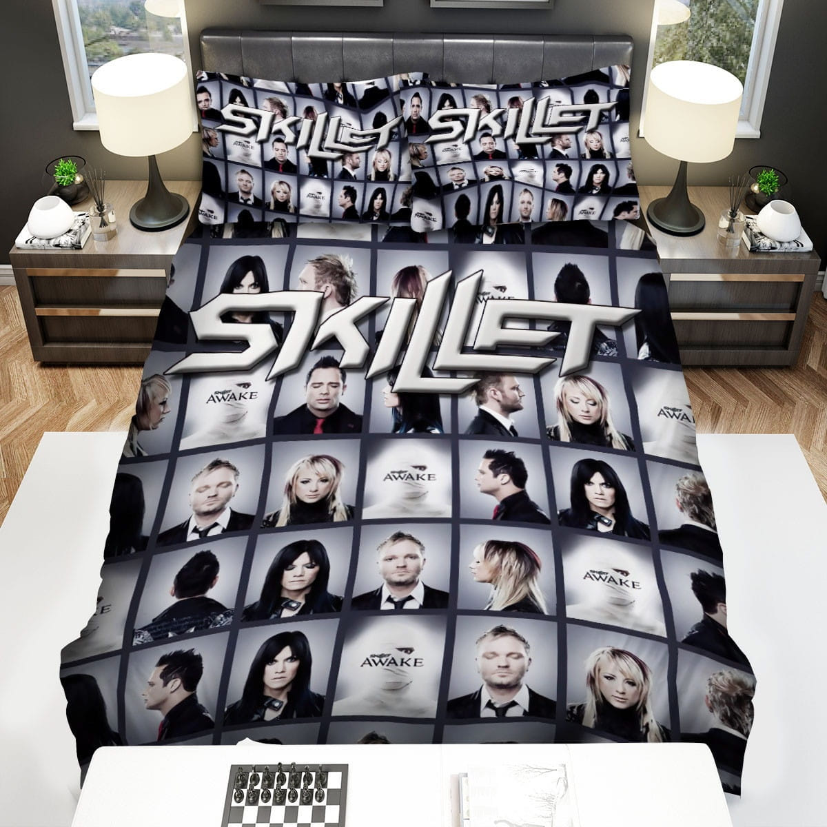 Skillet Bedding Set Duvet Cover Gift For Christmas Birthday Thanksgiving