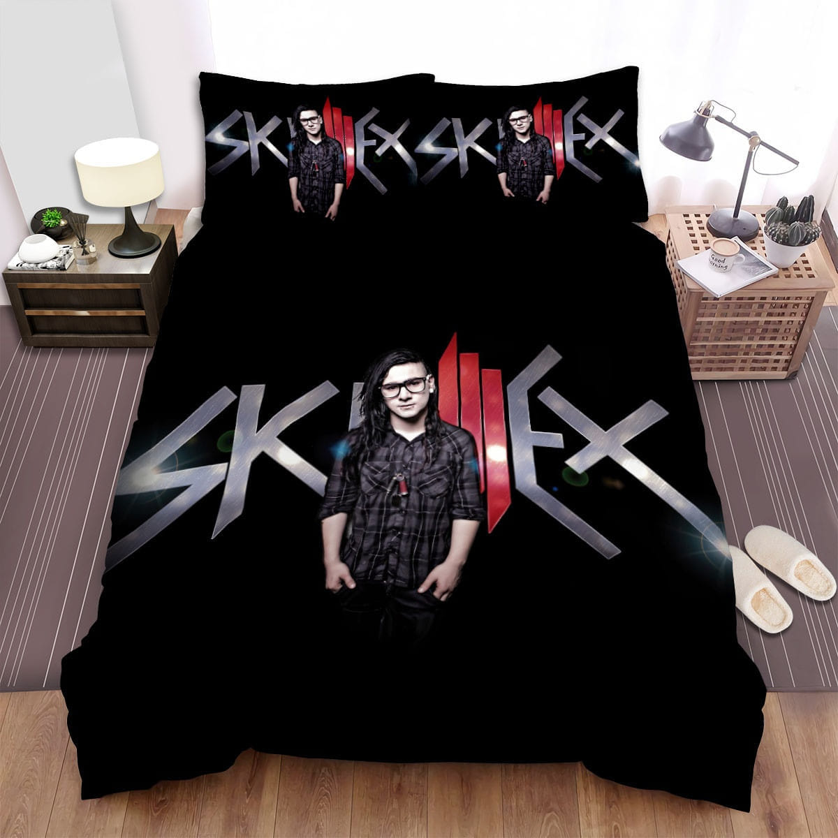 Skrillex Bedding Sets Duvet Cover Flatsheet Pillowcase