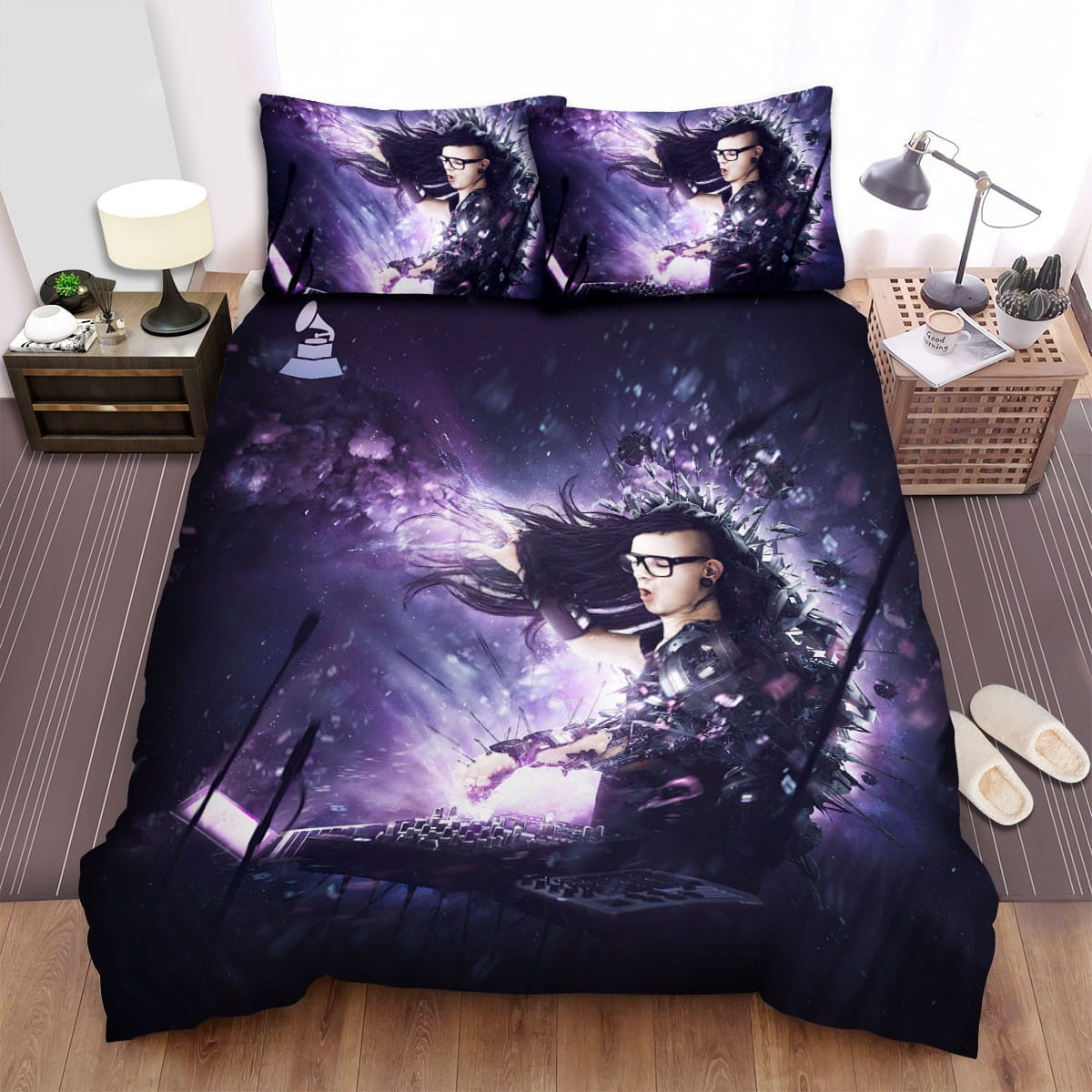 Skrillex Bedding Sets Duvet Cover Flatsheet Gift For Wife Husband Besties
