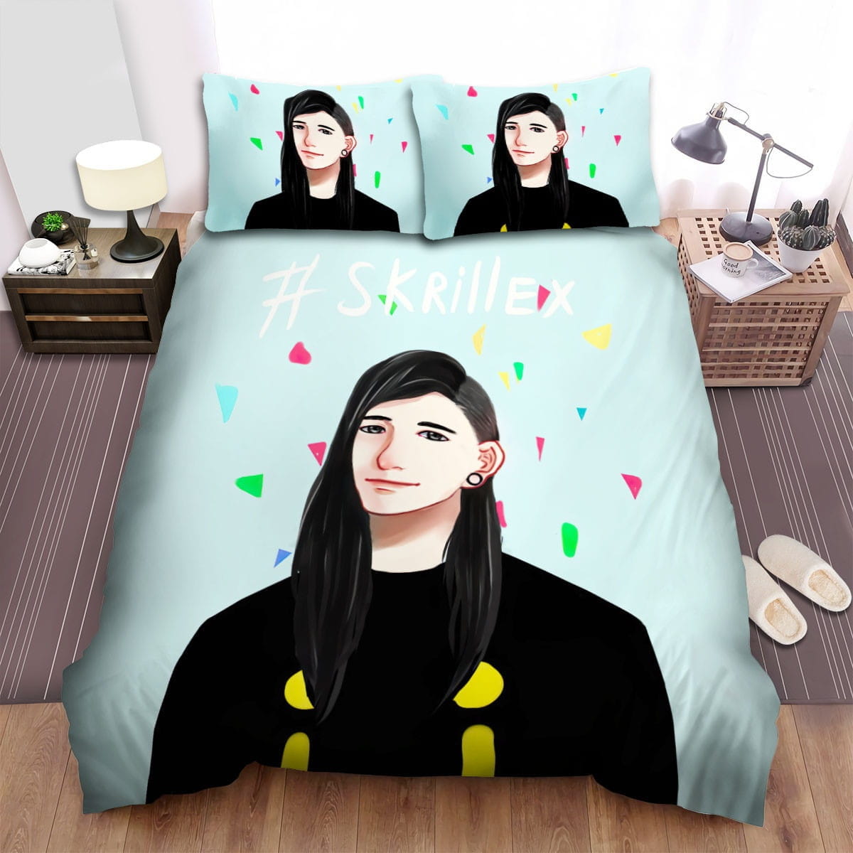 Skrillex Bedding Sets Duvet Cover Flatsheet Gift For Christmas Thanksgiving Halloween