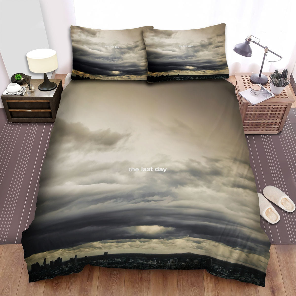 Skylar Grey Sky Bedding Sets Duvet Cover Flatsheet Gift For Christmas Thanksgiving Halloween