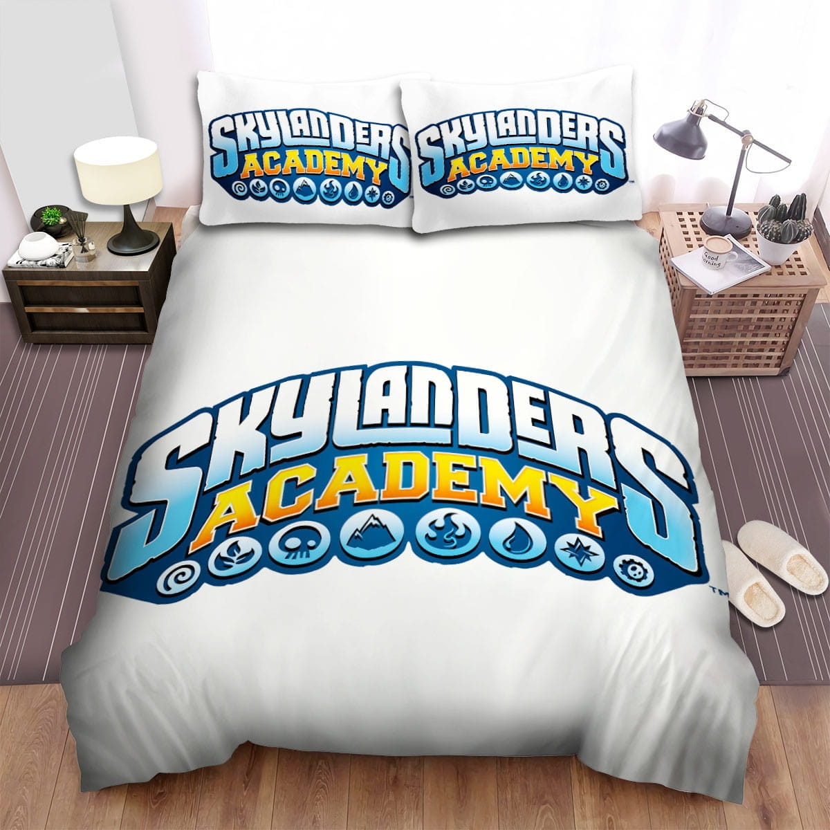 Skylanders Academy The Logo Bedding Set Duvet Cover Gift For Christmas Birthday Thanksgiving