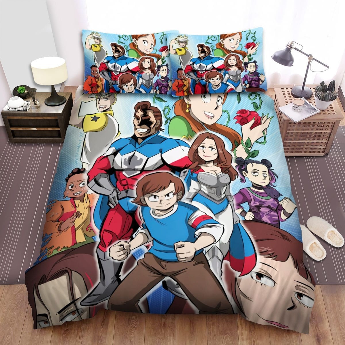 Sky High Movie Art Bedding Set Duvet Cover Gift For Christmas Birthday Thanksgiving
