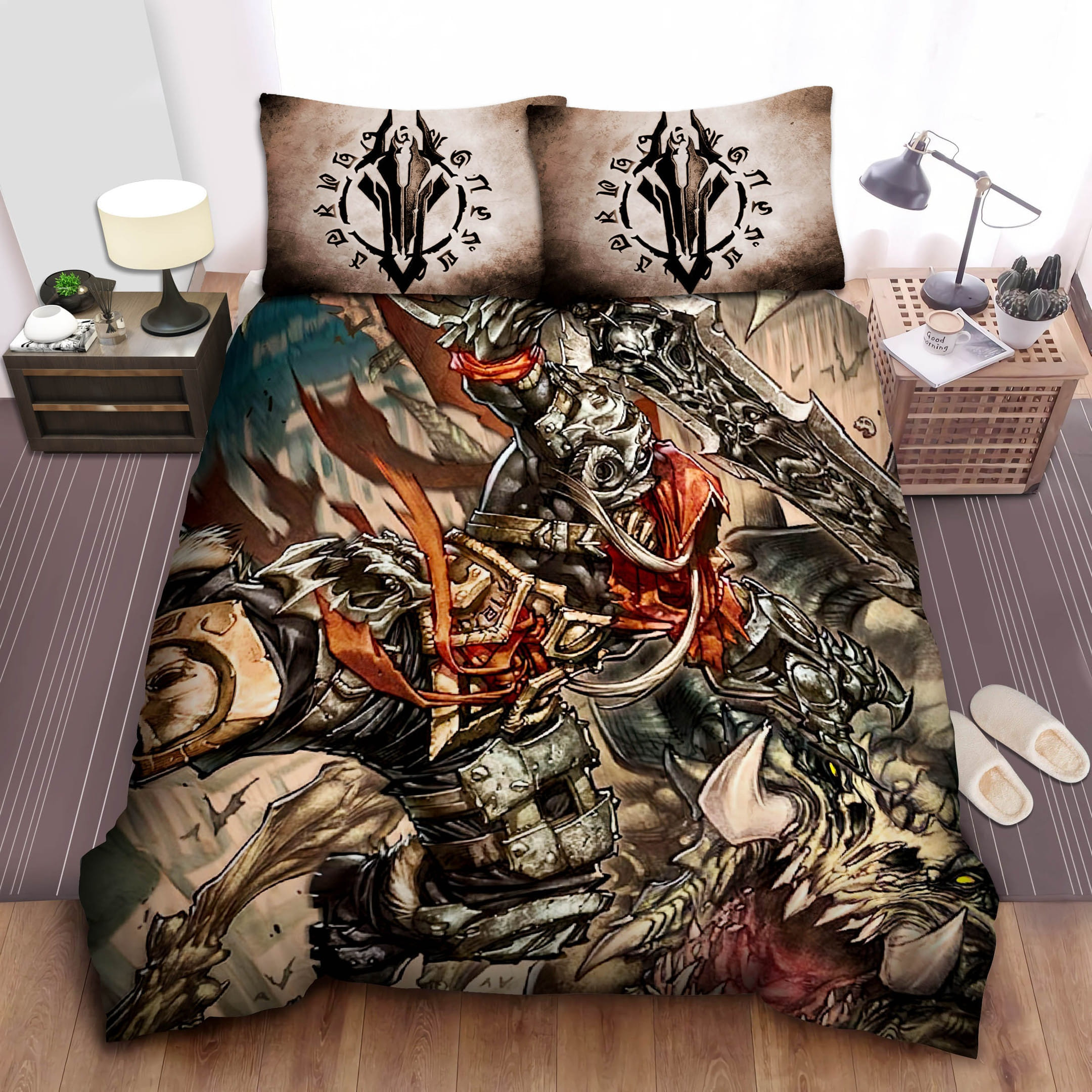 Slashing Demons Bedding Sets Duvet Cover Flatsheet Pillowcase
