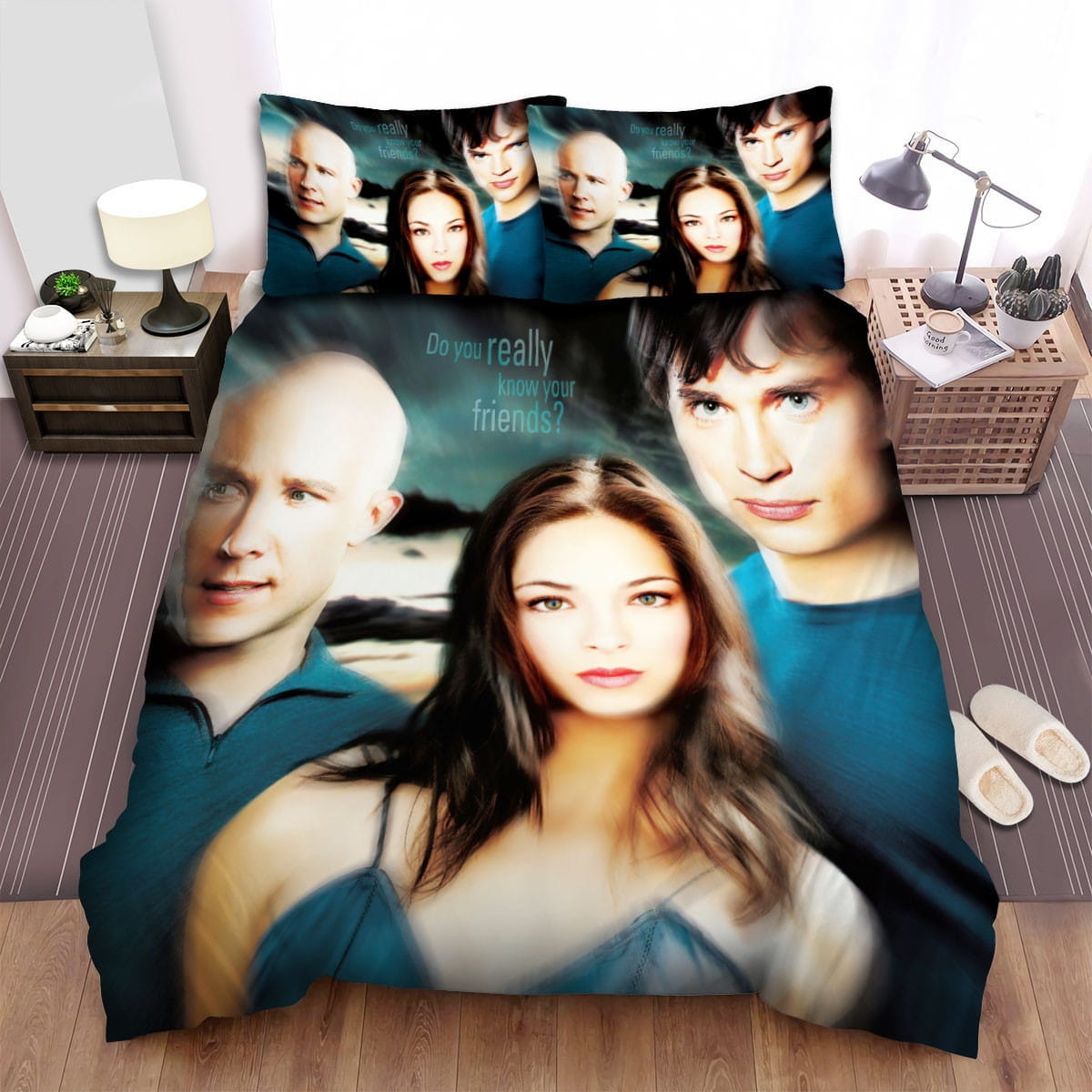 Smallville Lana Lang Poster Bedding Sets Duvet Cover Flatsheet Gift For Wife Husband Besties
