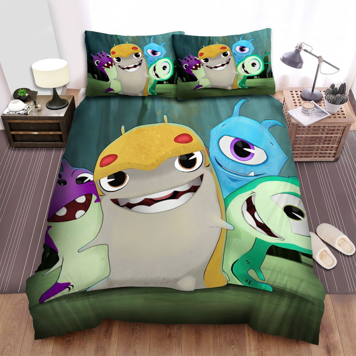 Slugterra The 4 Slugs Bedding Sets Duvet Cover Flatsheet Pillowcase