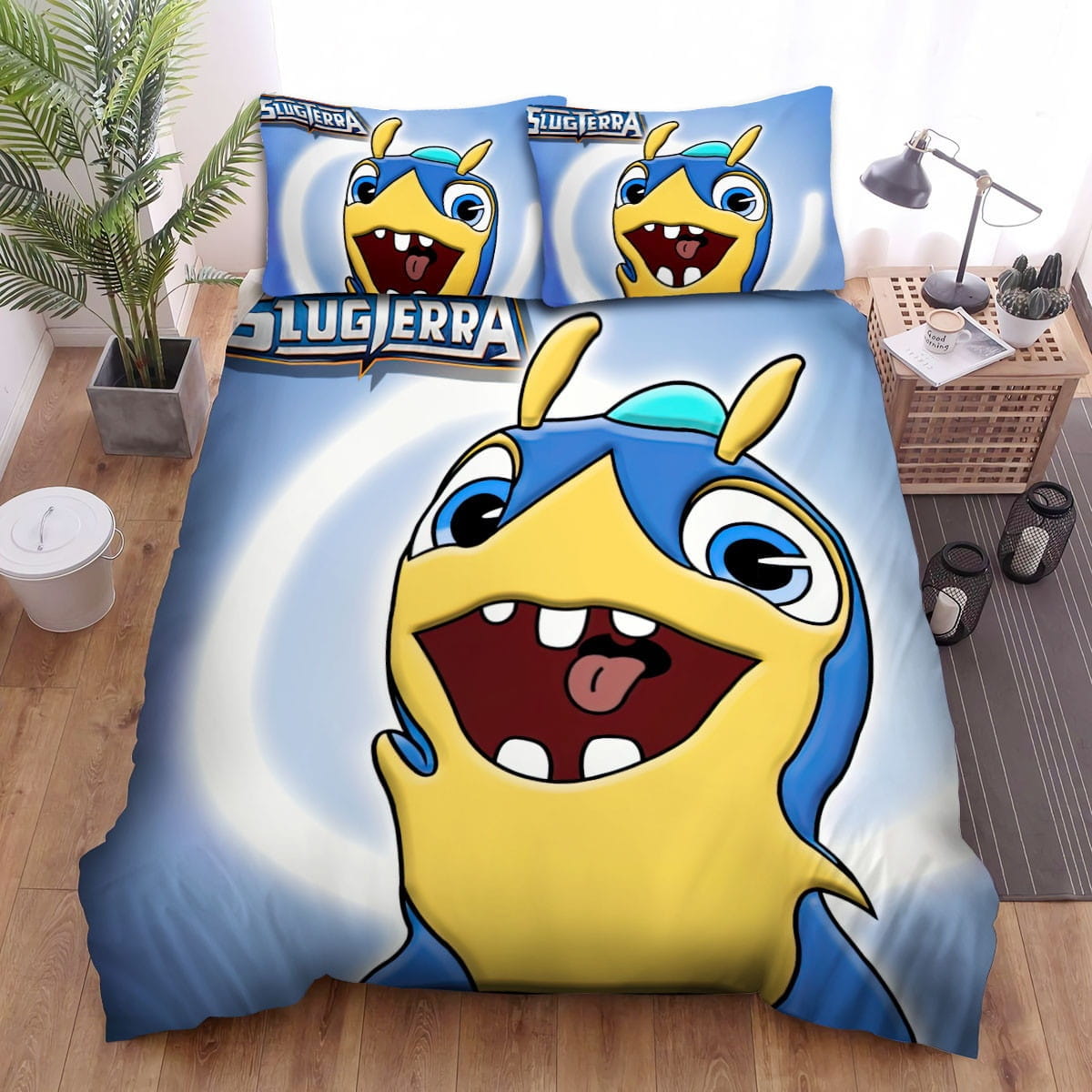 Slugterra The Slyren Decorative Bedding Sets with Duvet Cover Flatsheet Pillowcases