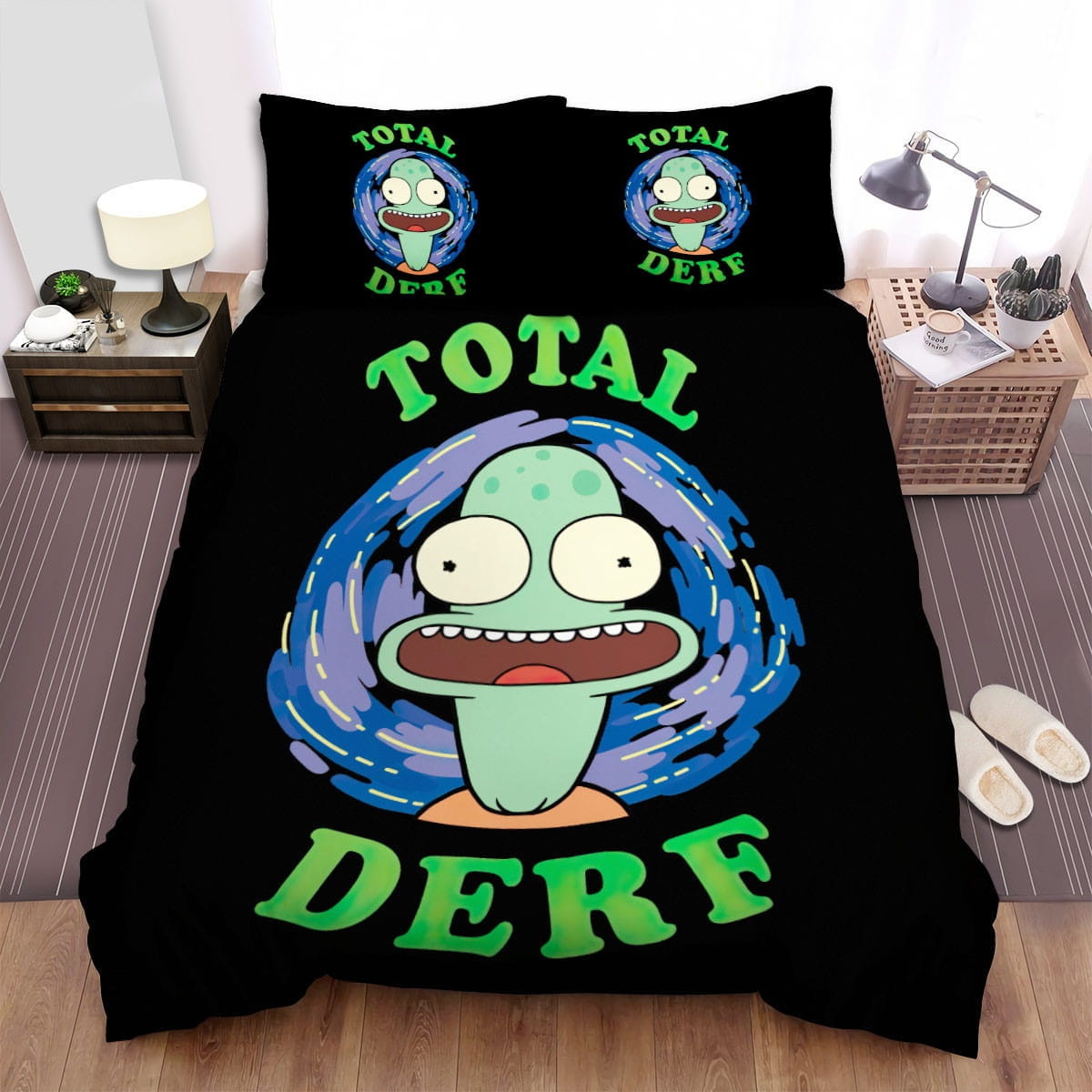 Solar Opposites Total Derf Bedding Sets Duvet Cover Flatsheet Pillowcases For Every Bedroom
