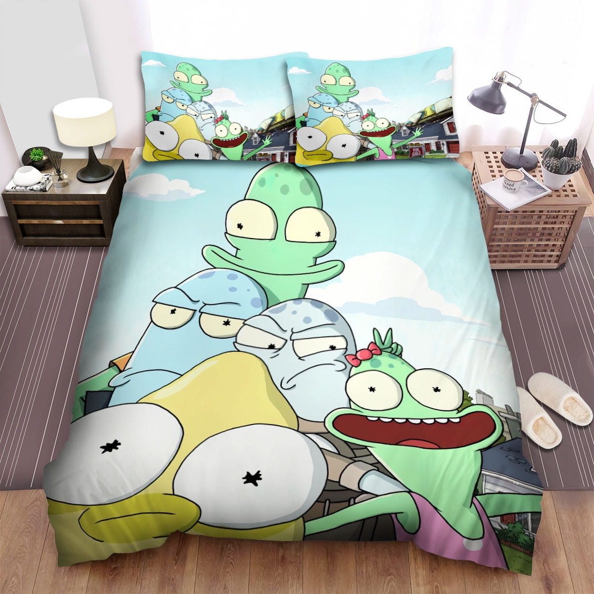 Solar Opposites Movie Art 1 Bedding Set Duvet Cover Gift For Christmas Birthday Thanksgiving