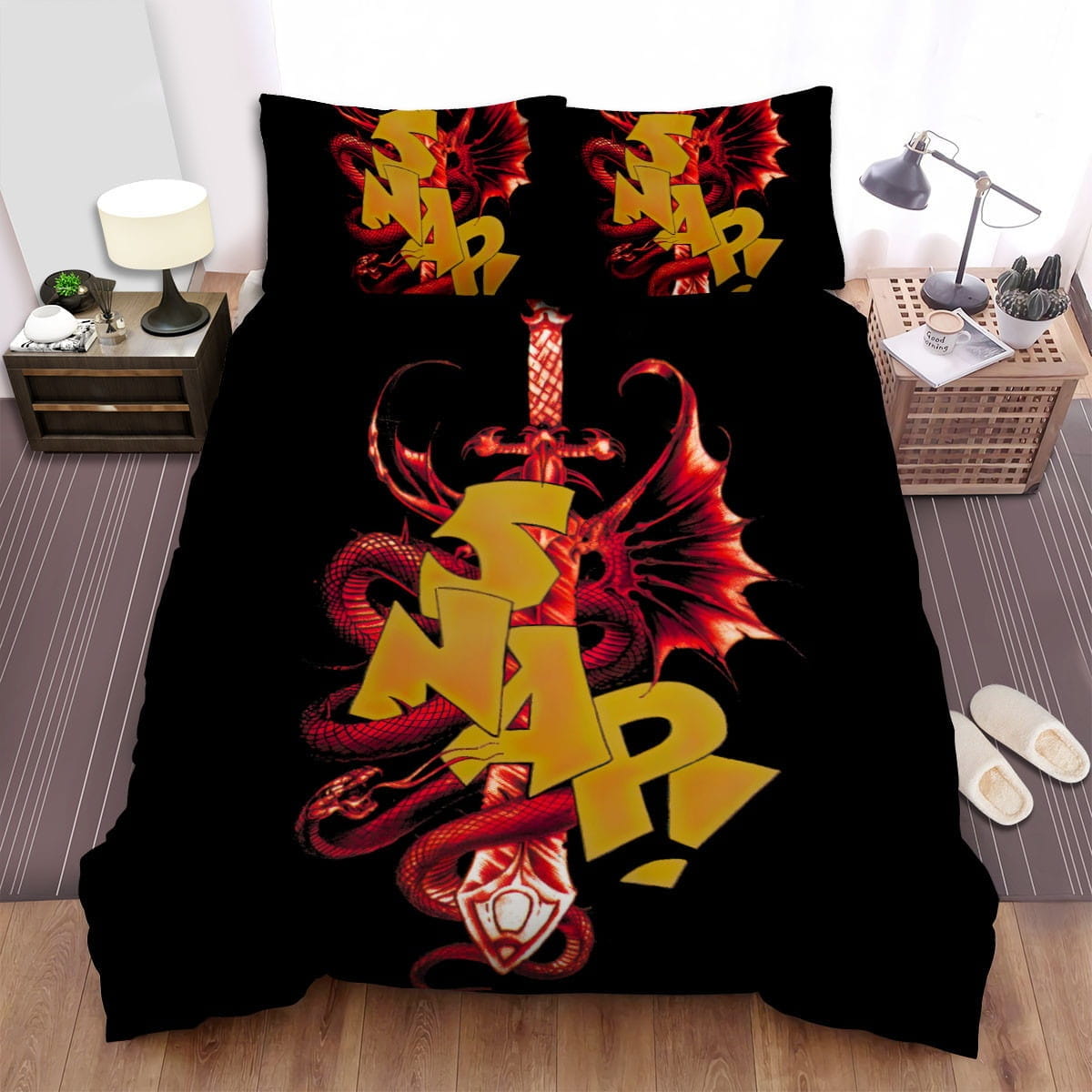 Snap The Madmans Return Decorative Bedding Sets with Duvet Cover Flatsheet Pillowcases
