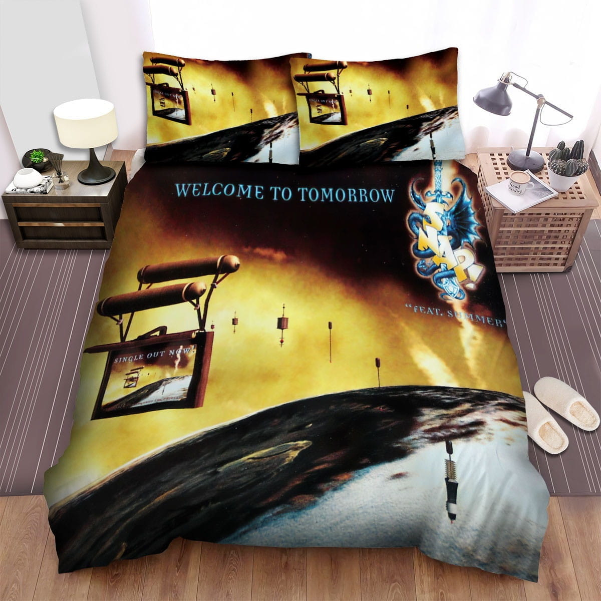 Snap Welcome To Tomorrow Bedding Sets Duvet Cover Flatsheet Pillowcases For Every Bedroom