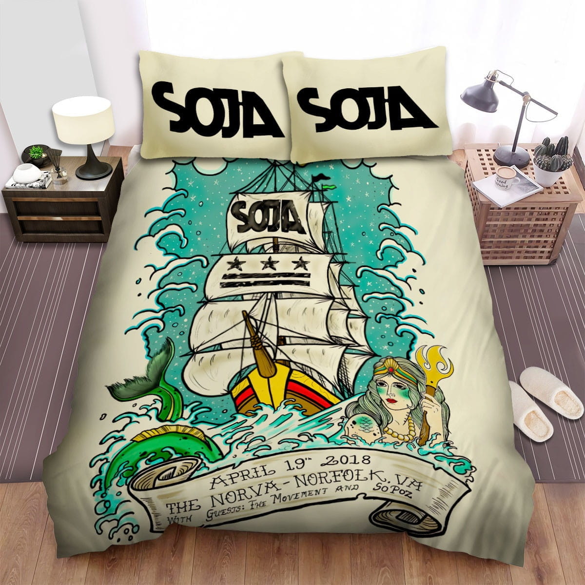 Soja Boat Mermaid Bedding Sets Duvet Cover Flatsheet Pillowcases For Every Bedroom