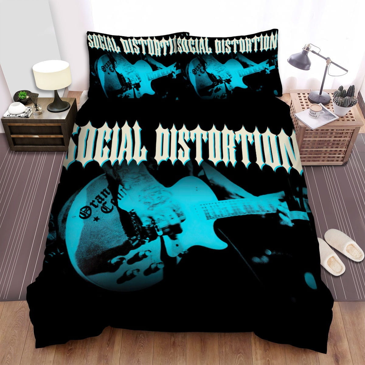 Social Distortion Bedding Sets Duvet Cover Flatsheet Gift For Wife Husband Besties