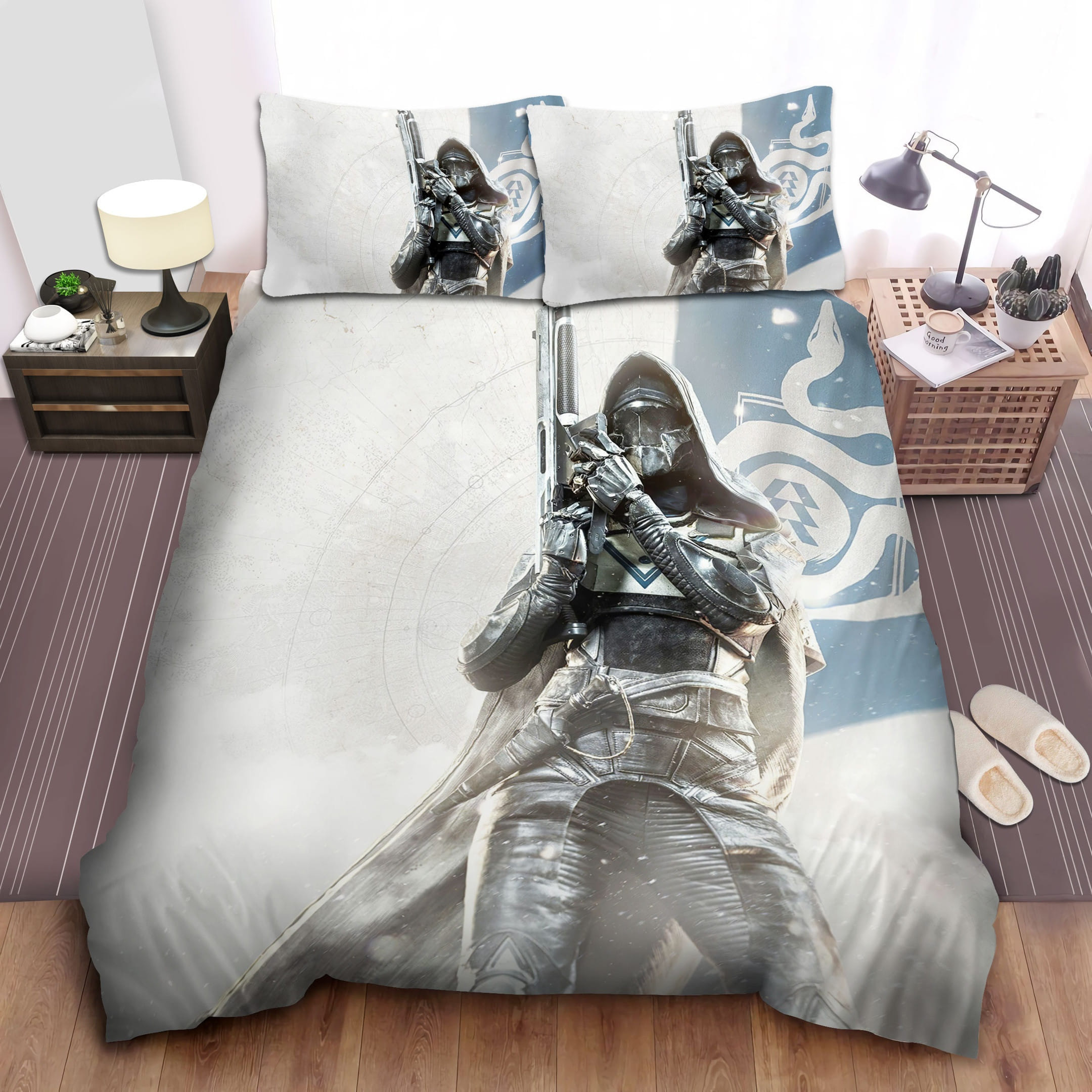 Snake Hunter Destiny 2 Decorative Bedding Sets with Duvet Cover Flatsheet Pillowcases