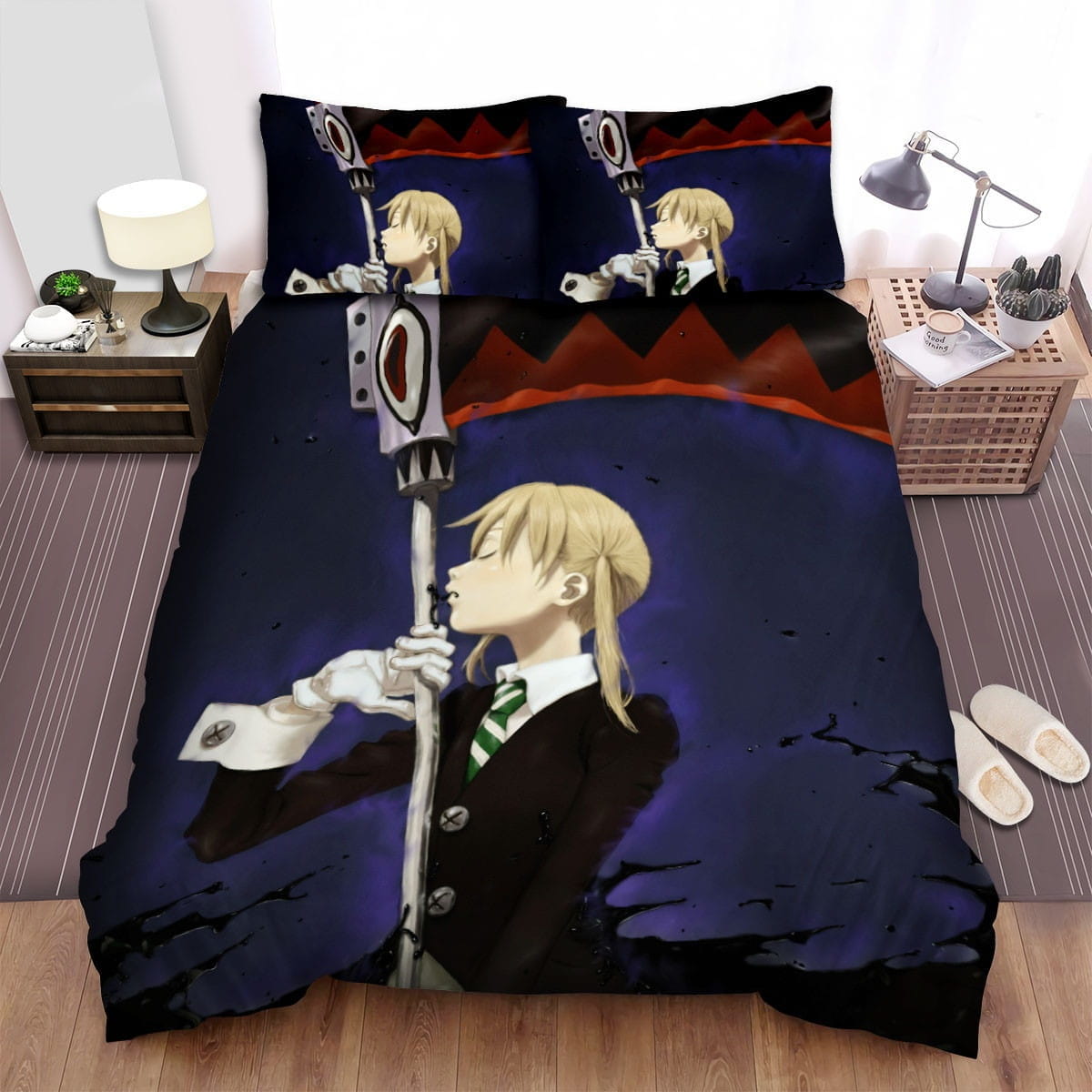 Soul Eater Maka Art Bedding Sets Duvet Cover Flatsheet Pillowcases Perfect Gift For Fans