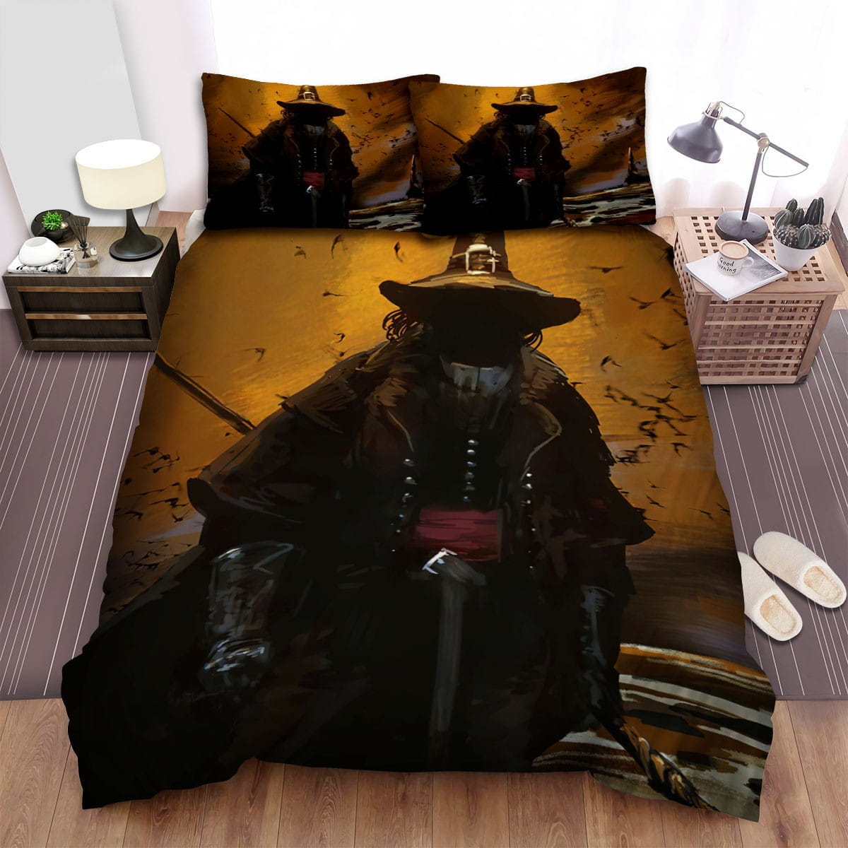 Solomon Kane Black Face Bedding Sets Duvet Cover Flatsheet Pillowcases Perfect Gift For Fans