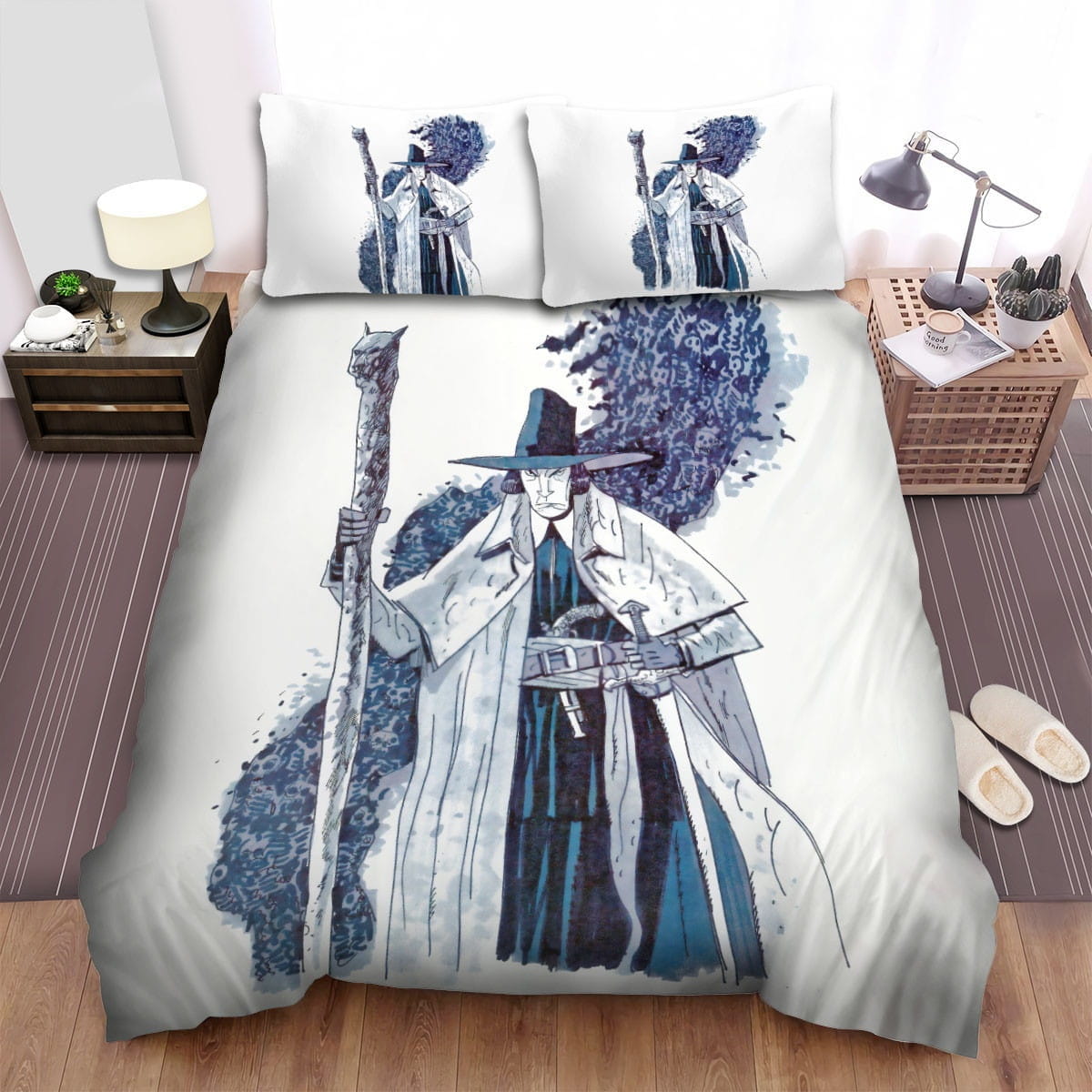 Solomon Kane Blue Bedding Sets Duvet Cover Flatsheet Pillowcases Perfect Gift For Fans