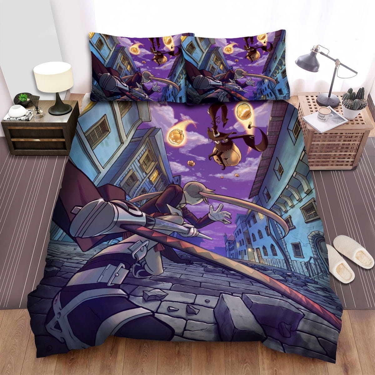 Soul Eater Maka Fighting Bedding Set Duvet Cover Gift For Christmas Birthday Thanksgiving
