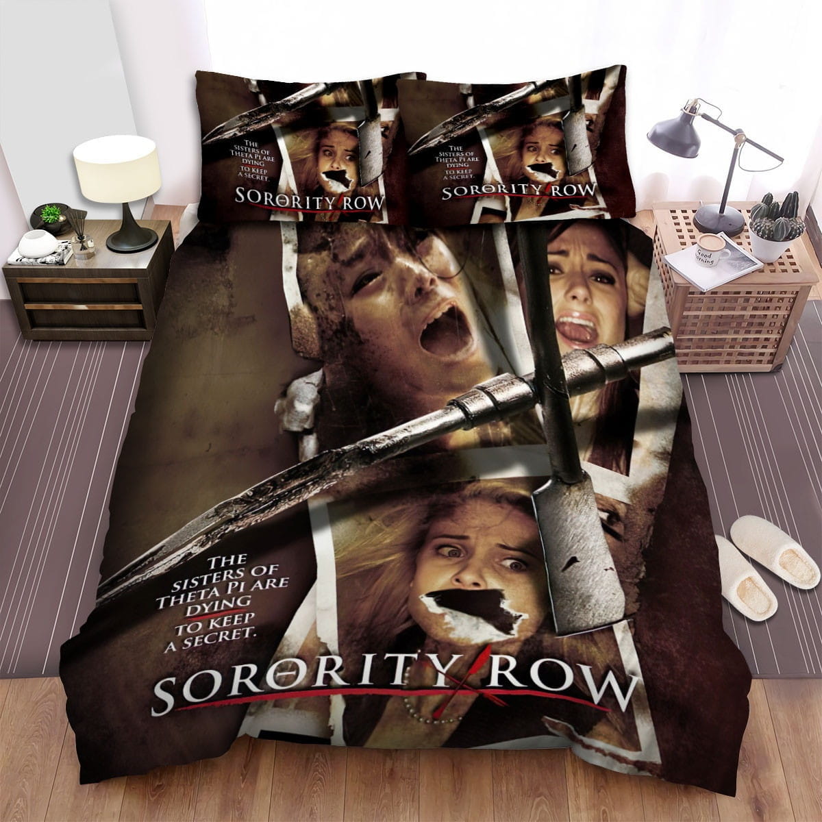 Sorority Row Movie Poster 3 Decorative Bedding Sets with Duvet Cover Flatsheet Pillowcases
