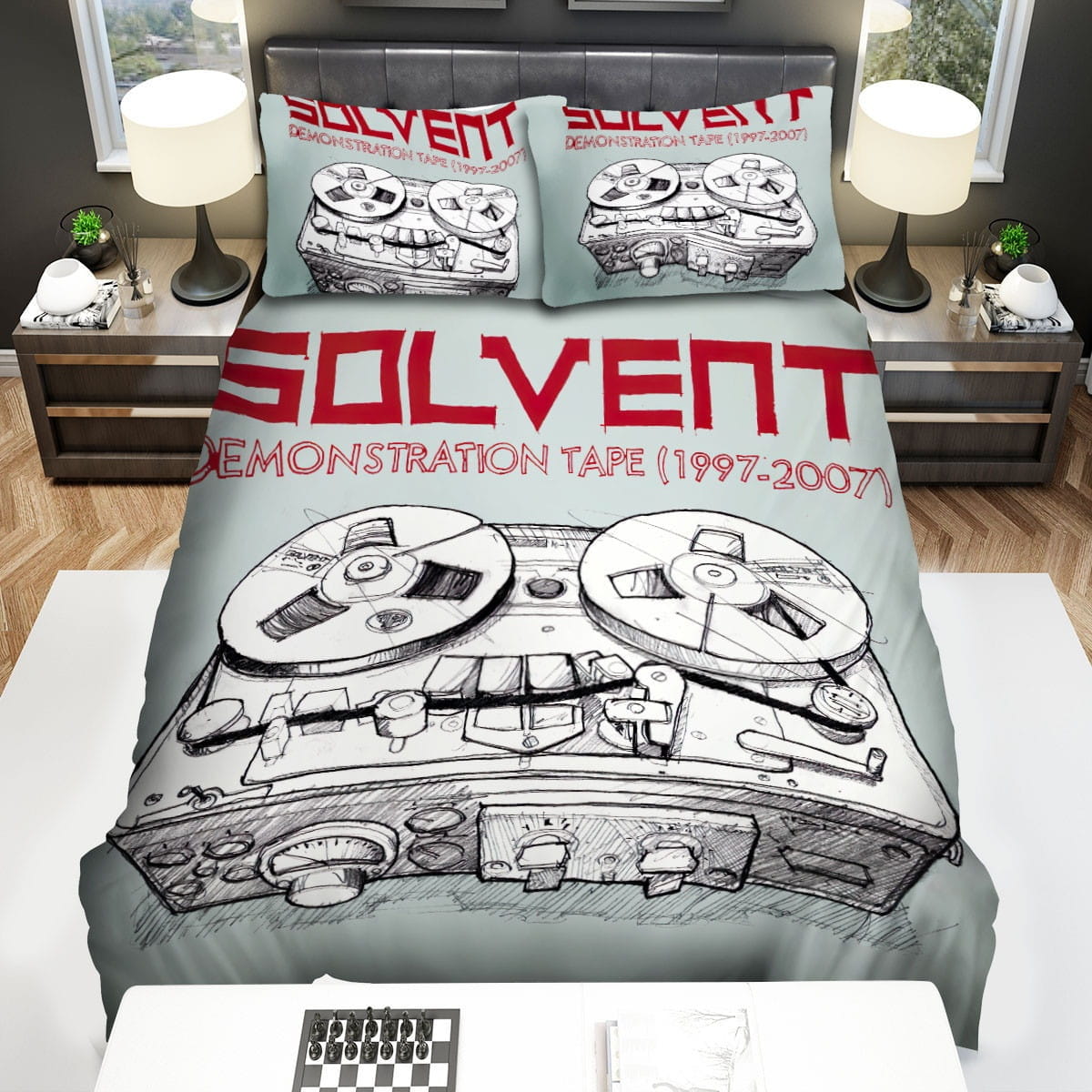 Solvent Demonstration Tape Bedding Sets Duvet Cover Flatsheet Pillowcases Perfect Gift For Fans
