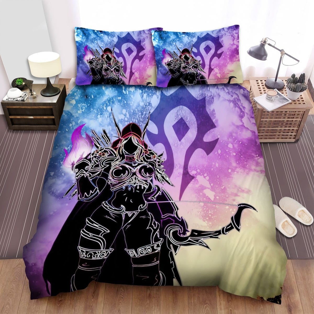 Soul Of Heroes Dark Lady Decorative Bedding Sets with Duvet Cover Flatsheet Pillowcases