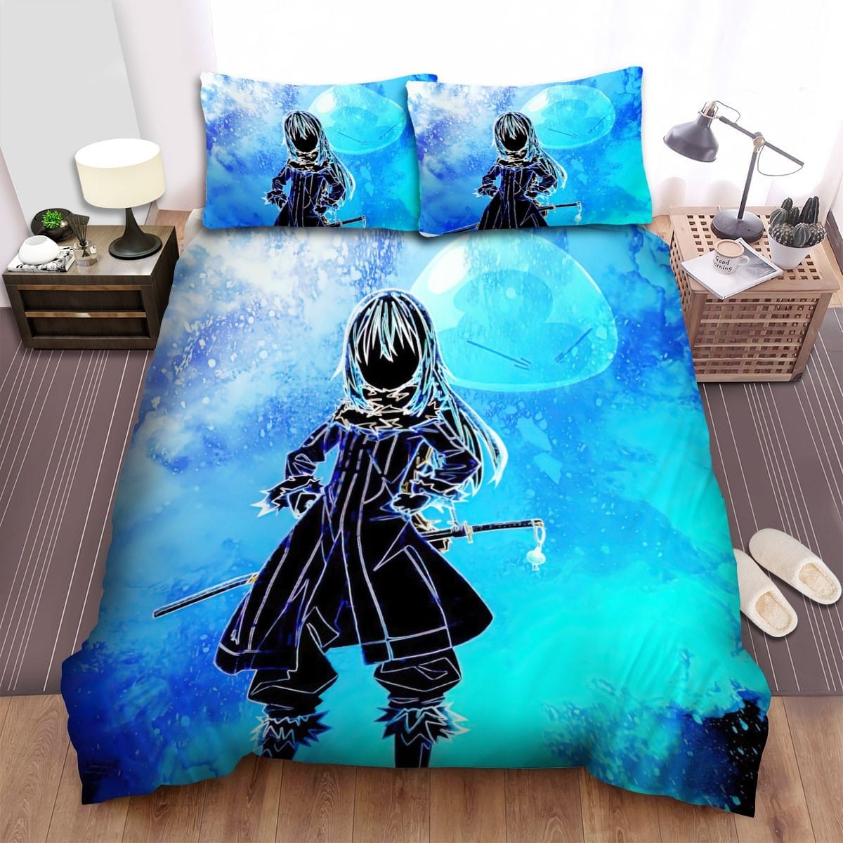Soul Of Heroes Demon Slime Bedding Sets Duvet Cover Flatsheet Gift For Wife Husband Besties
