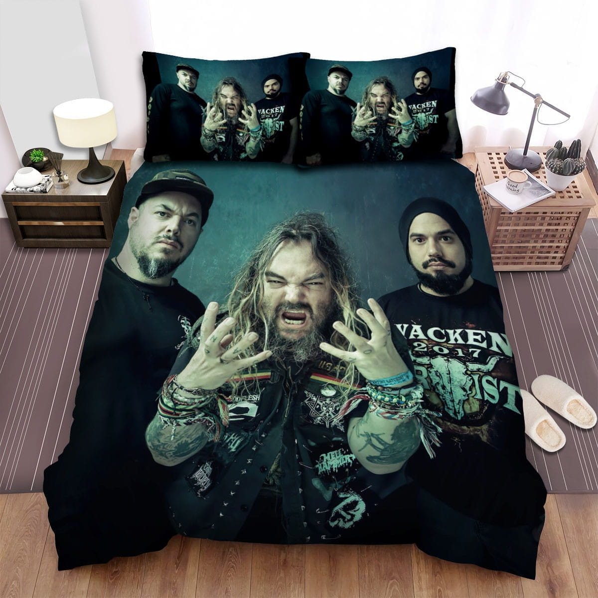 Soulfly Band Wild Bedding Sets Duvet Cover Flatsheet Gift For Wife Husband Besties
