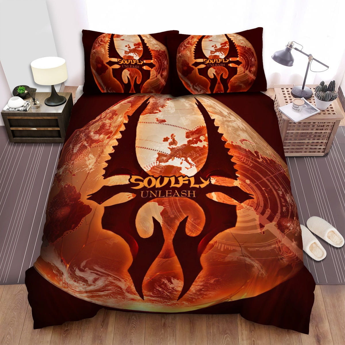 Soulfly Band Unleash Bedding Sets Duvet Cover Flatsheet Pillowcase