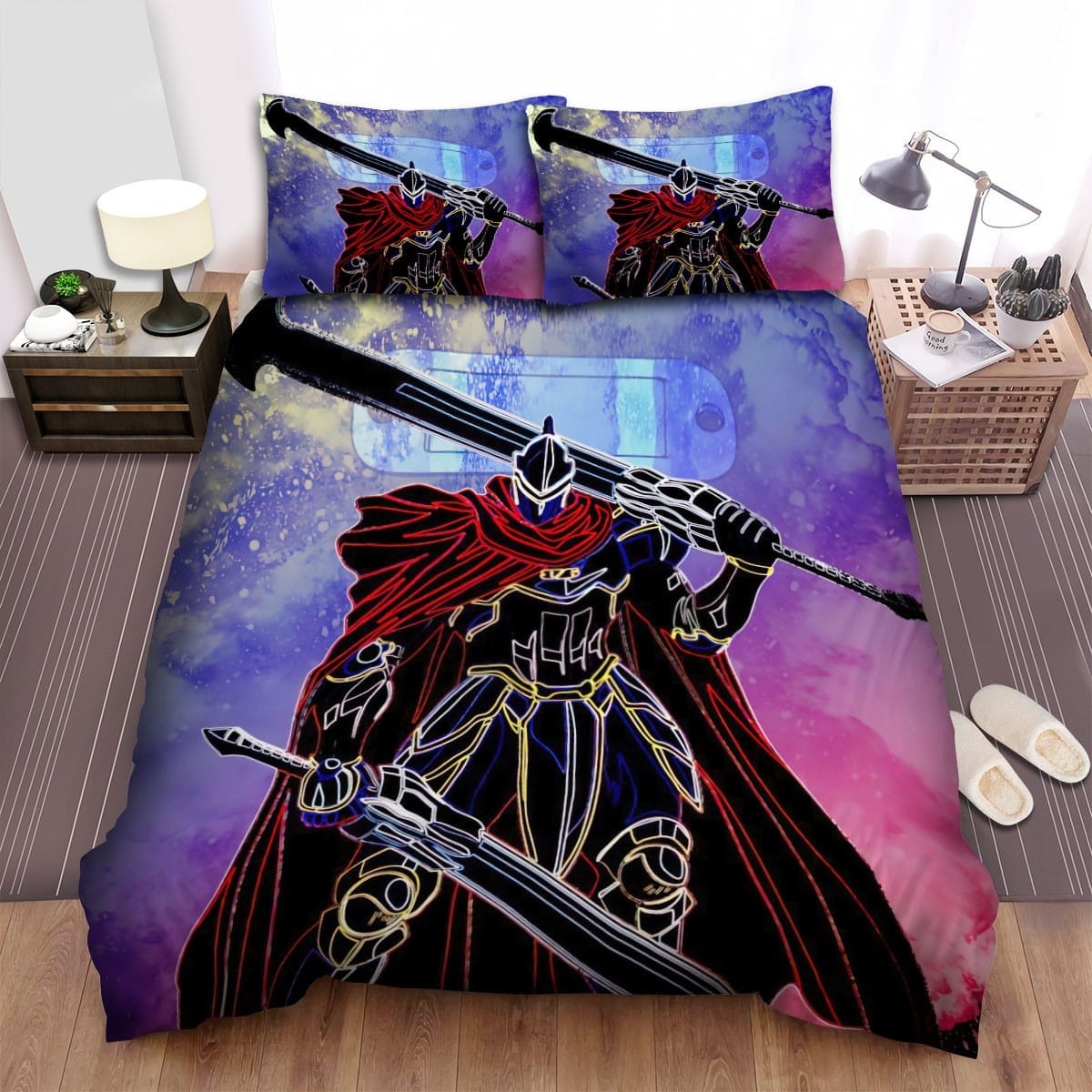 Soul Of Heroes Dark Warrior Bedding Sets Duvet Cover Flatsheet Pillowcases Perfect Gift For Fans