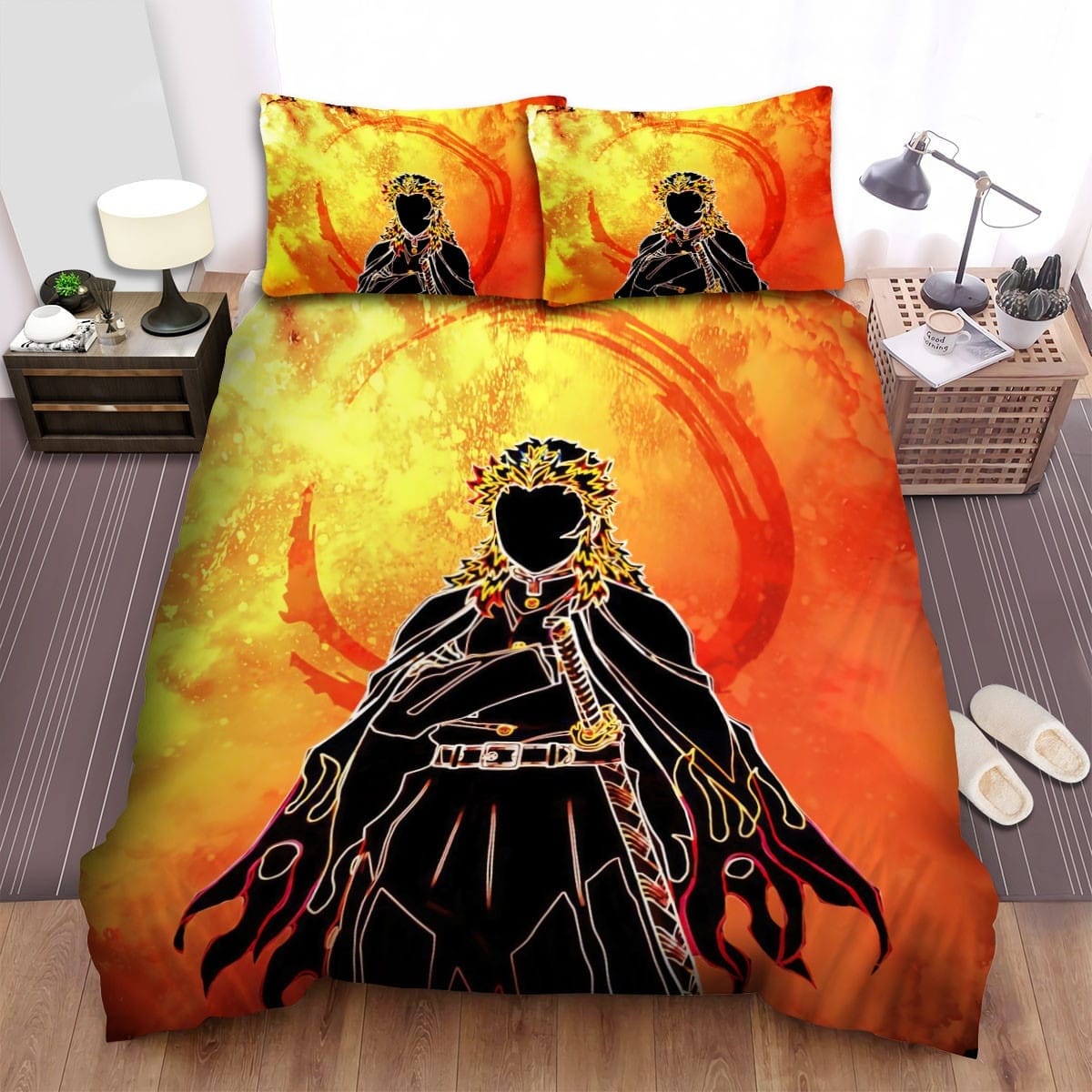 Soul Of Heroes Flame Bedding Sets Duvet Cover Flatsheet Pillowcase