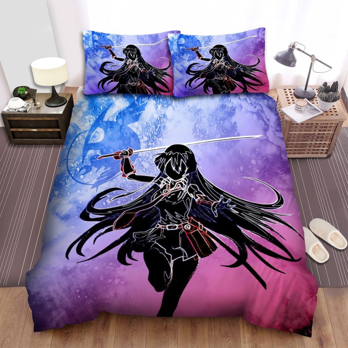 Soul Of Heroes Murasame Decorative Bedding Sets with Duvet Cover Flatsheet Pillowcases