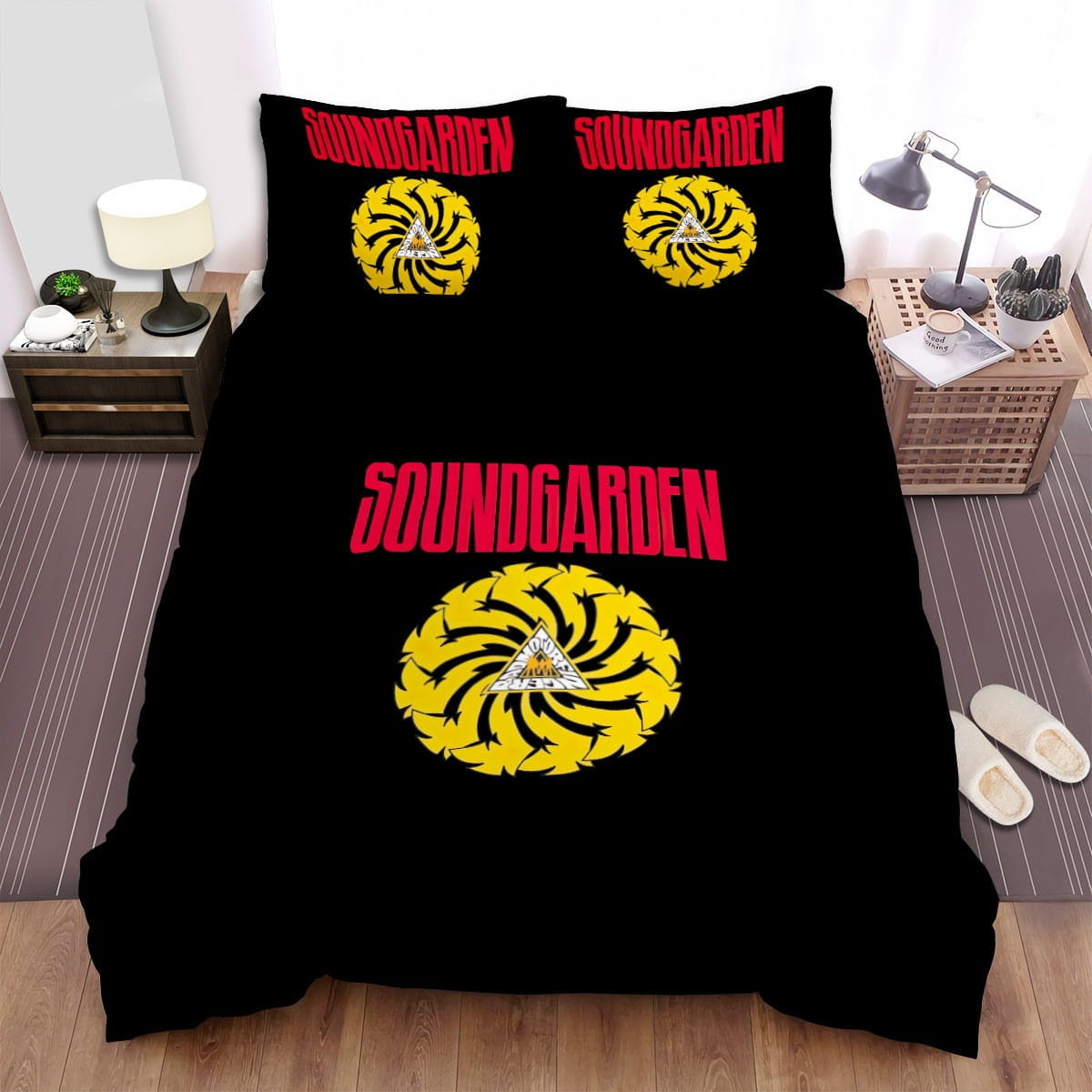 Soundgarden Logo Bedding Sets Duvet Cover Flatsheet Gift For Christmas Thanksgiving Halloween