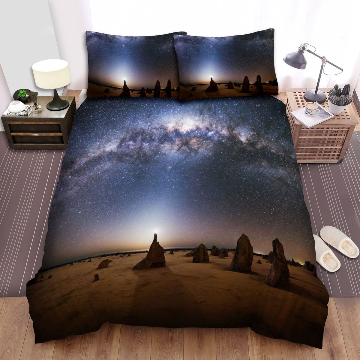 Spacecraft Band Galaxy Bedding Sets Duvet Cover Flatsheet Pillowcase