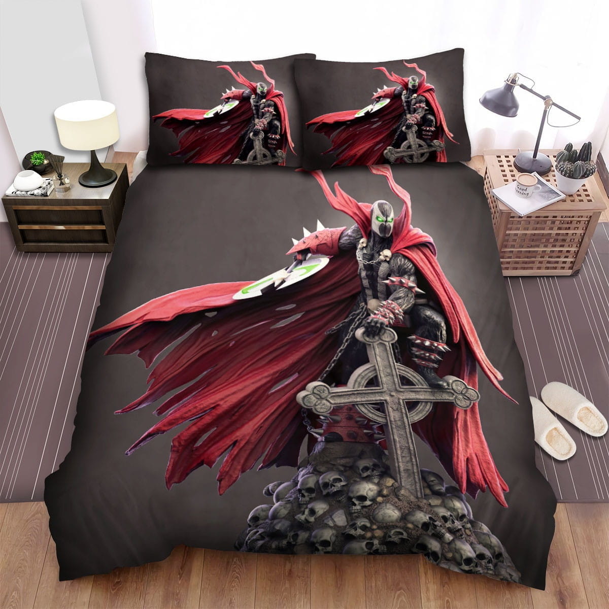 Spawn Paradigm Art Decorative Bedding Sets with Duvet Cover Flatsheet Pillowcases