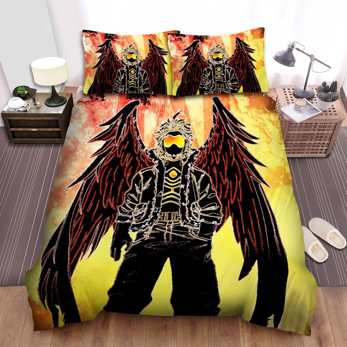 Soul Of Heroes Wing Hero Decorative Bedding Sets with Duvet Cover Flatsheet Pillowcases