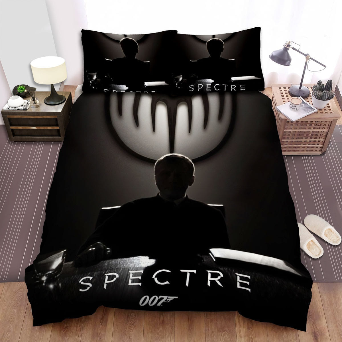 Spectre I Movie Art 2 Bedding Sets Duvet Cover Flatsheet Gift For Wife Husband Besties