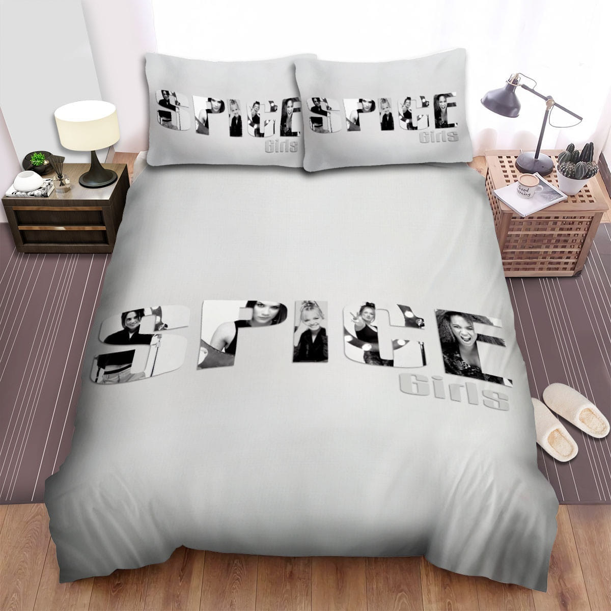 Spice Girls Black And White Bedding Sets Duvet Cover Flatsheet Pillowcases For Every Bedroom